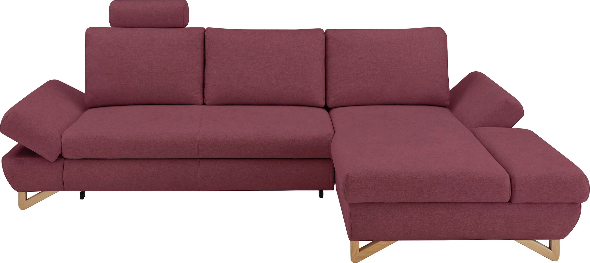 Home affaire Ecksofa "City/Giron, L-Form," verstellbare Armlehnen mit Raste günstig online kaufen