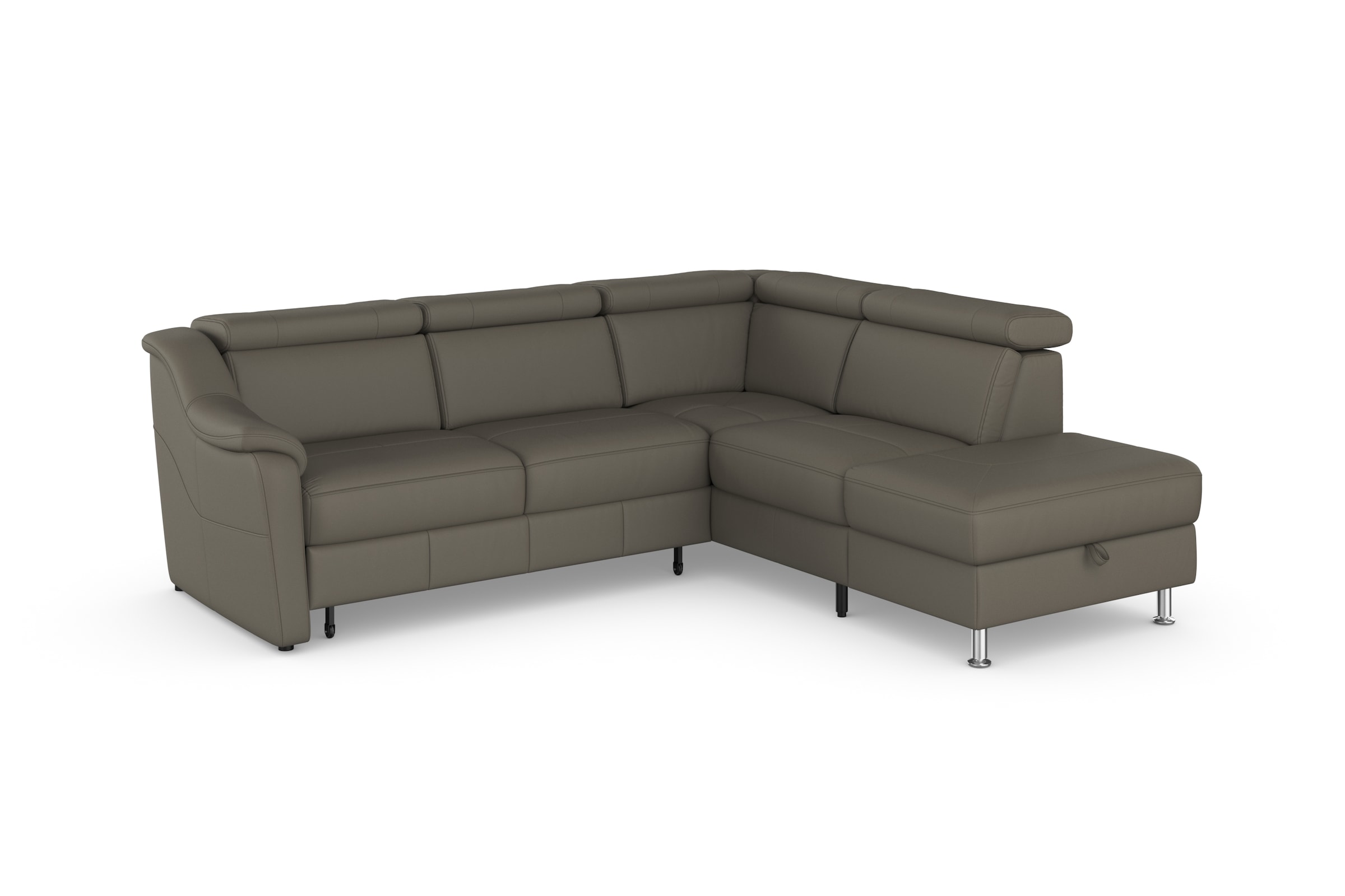 sit&more Ecksofa »Freetown L-Form«, inklusive Kopfteilverstellung und komfortablem Federkern