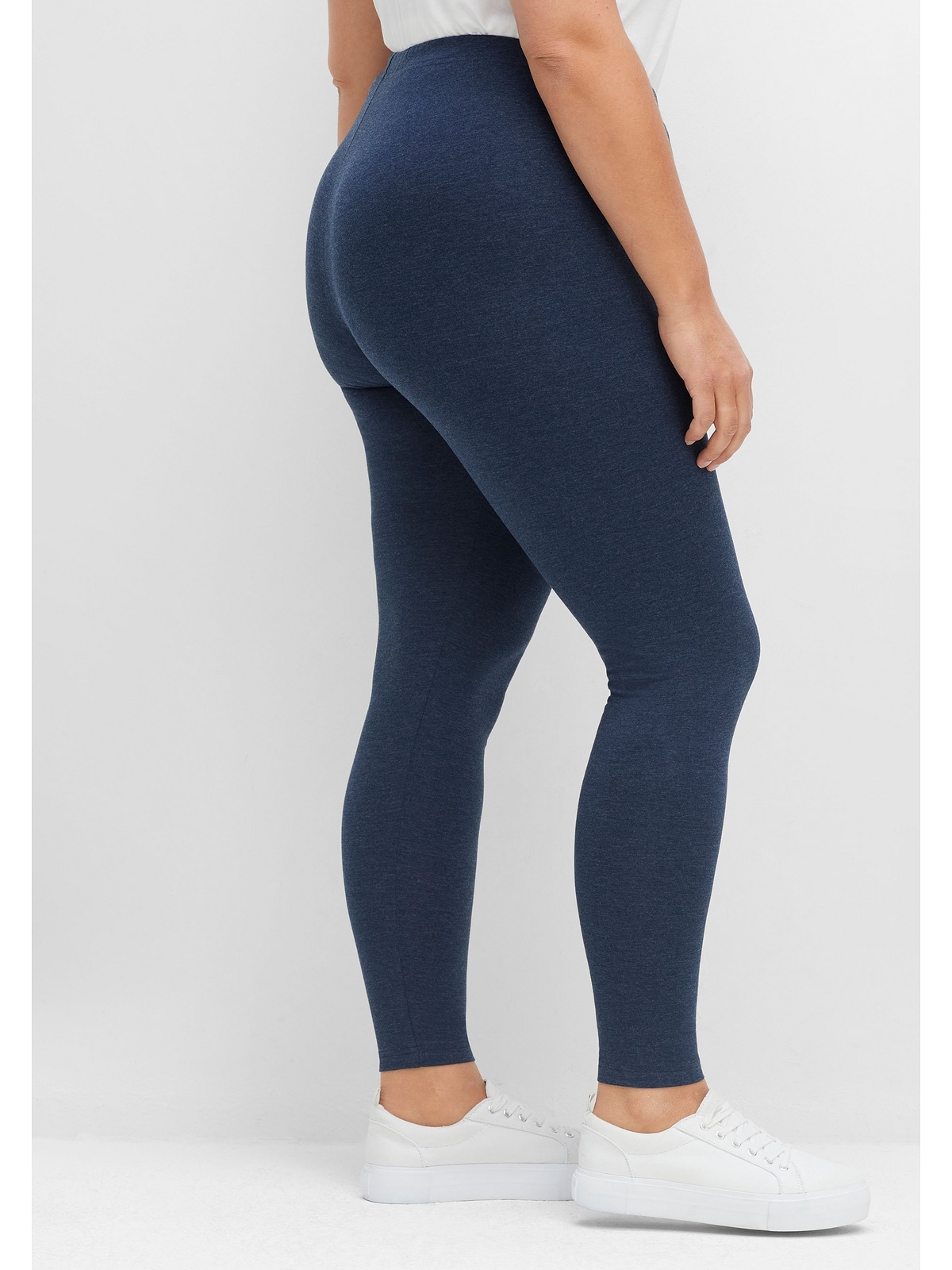 Sheego Leggings »Große Größen«, aus hautfreundlichem Baumwoll-Mix für  bestellen | BAUR