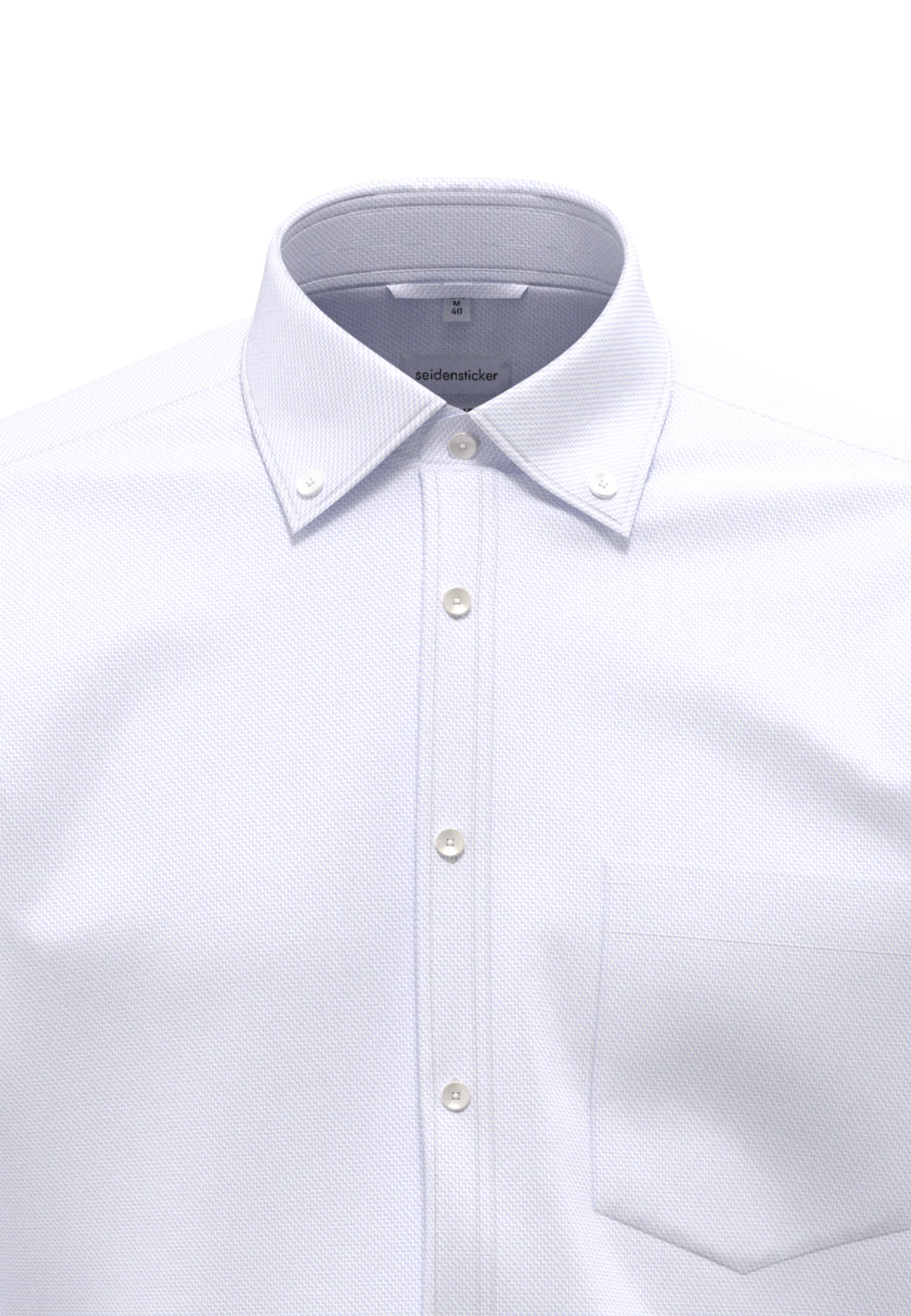 seidensticker Businesshemd »Schwarze Rose«, Regular Button-Down-Kragen Struktur