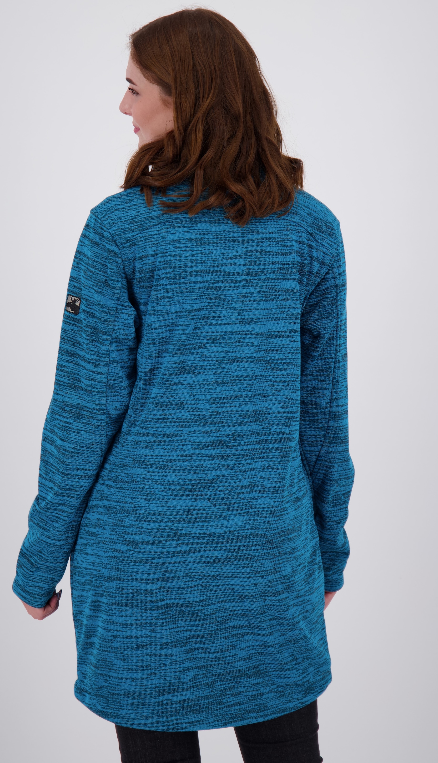 DEPROC Active Strickfleecejacke »ELMSDALE LONG WOMEN«, auch in Großen Größen erhältlich