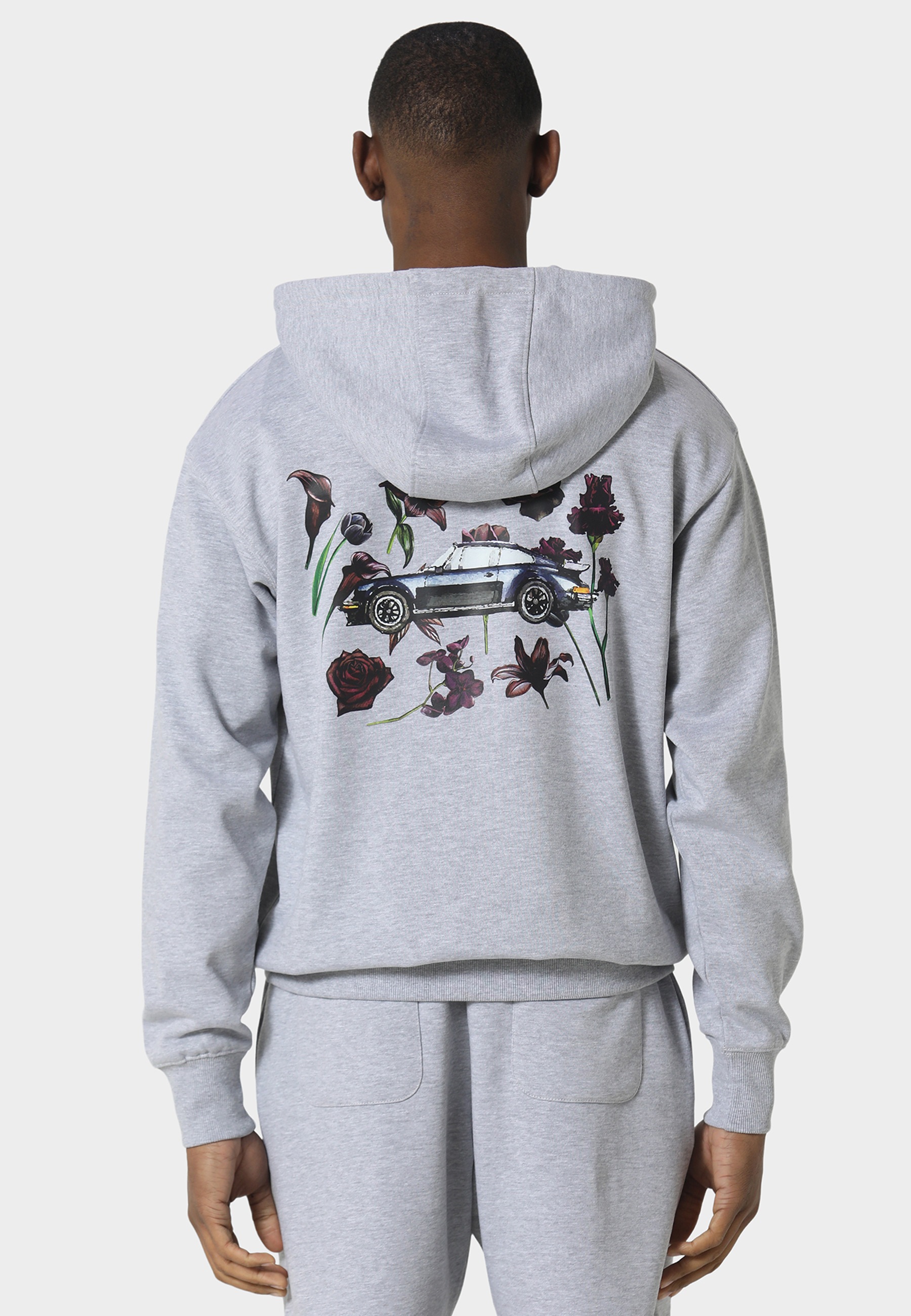 Pas De Monaco Rundhalspullover »Pas De Monaco WILDFLOWER HOODY« 1