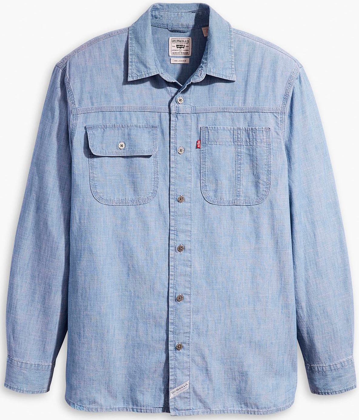 Levi's® Langarmhemd, LS AUBURN WORKER BLUES