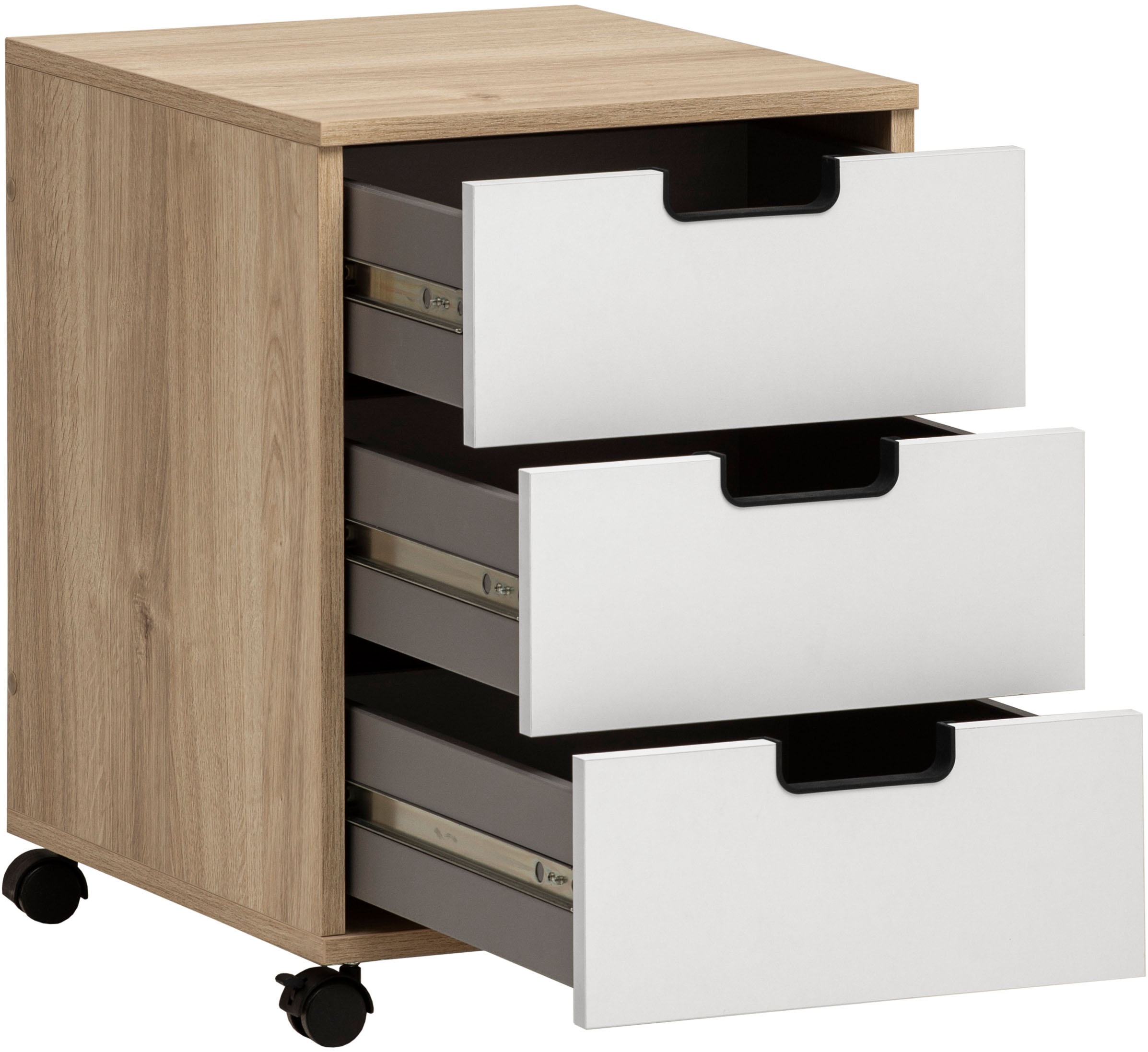 Schildmeyer Rollcontainer »Emmik, Breite 40,1 cm, mit 3 Schubkästen«, (1 St.), Made in Germany
