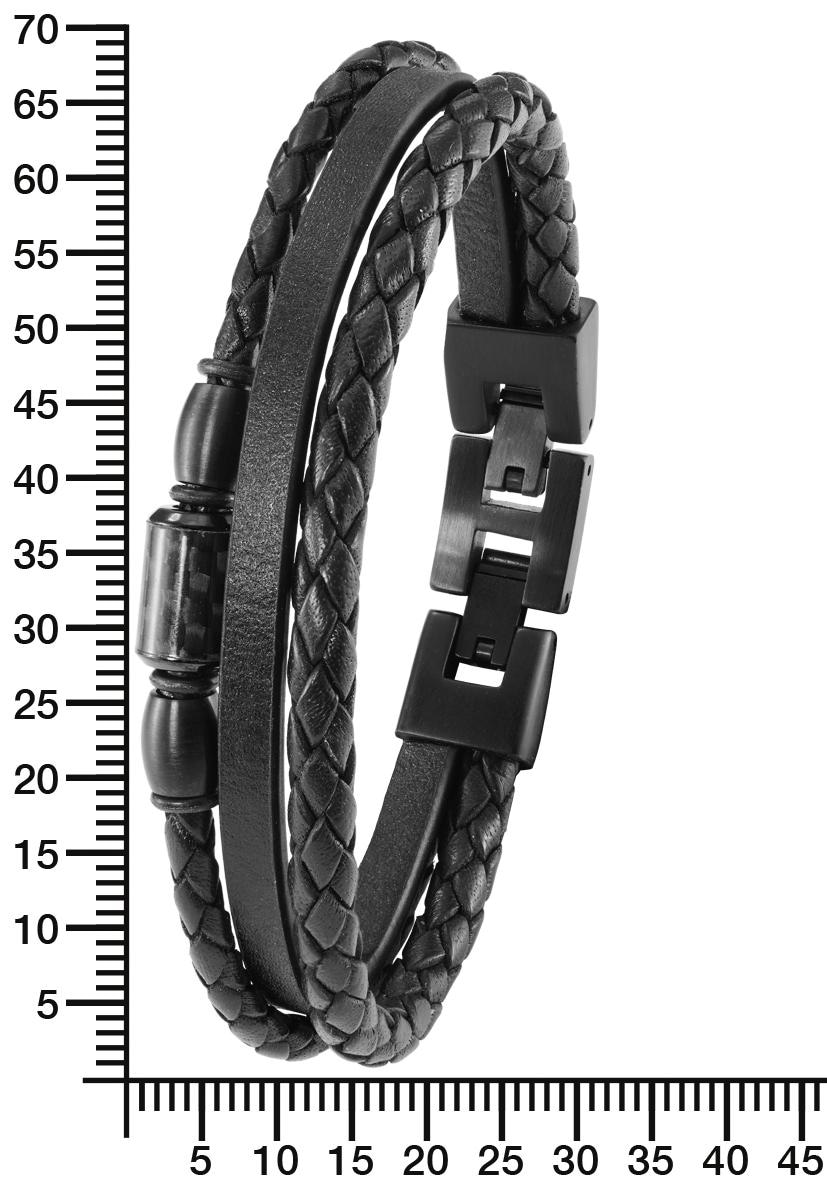 s.Oliver Carbon | BAUR ▷ »2022637«, + Edelstahl aus für Lederarmband