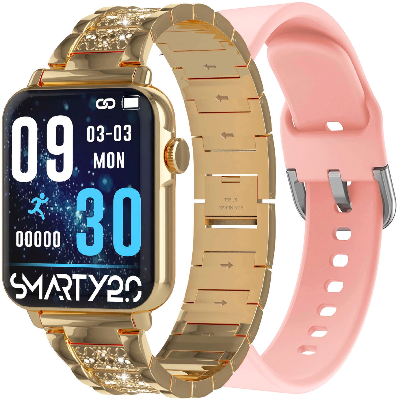 SMARTY 2.0 Smartwatch »SMARTY 2.0, SW035H03B«