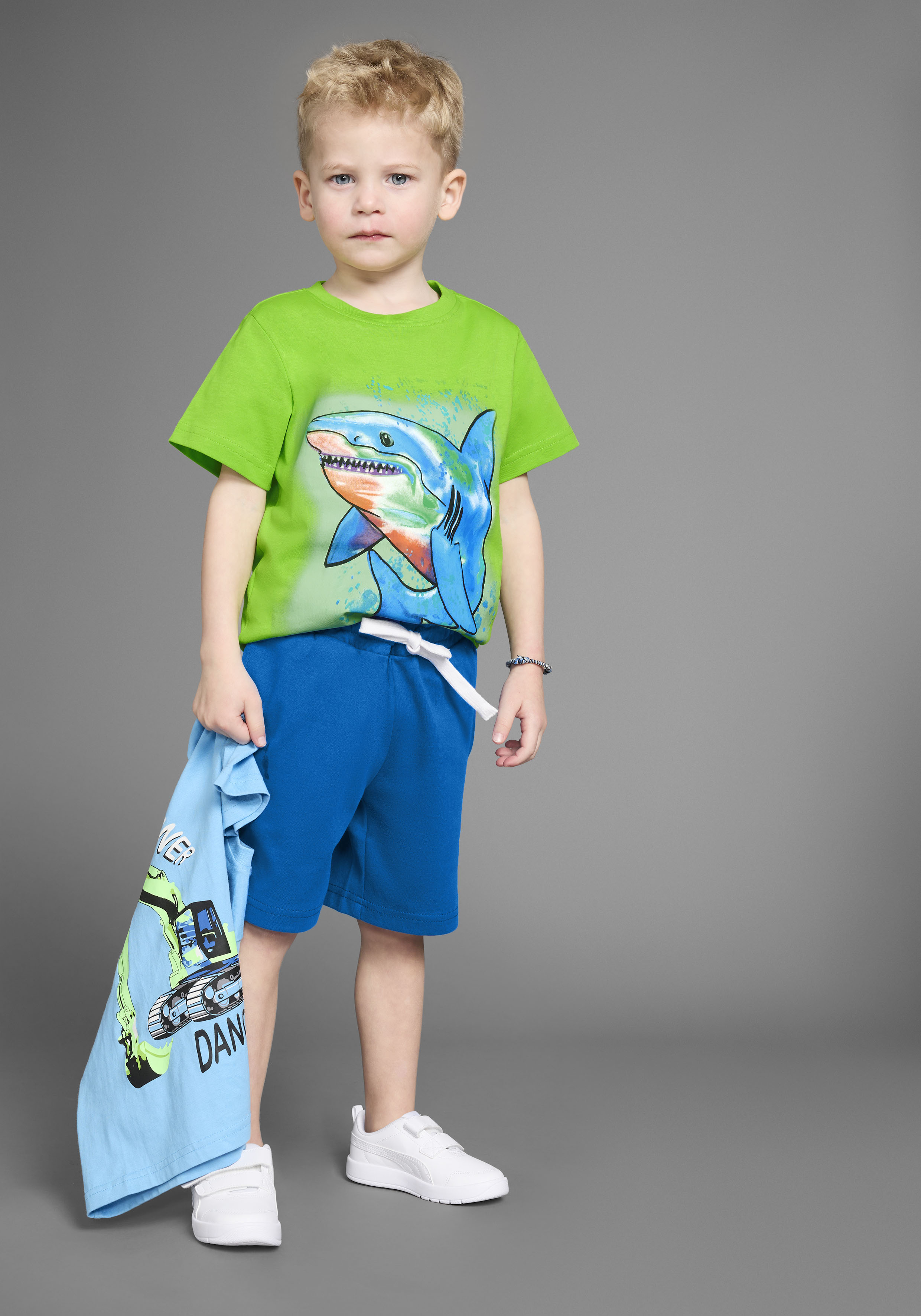 KIDSWORLD T-Shirt & Sweatbermudas Set, 2, 2 Stk., T-Shirt und Hose im Set