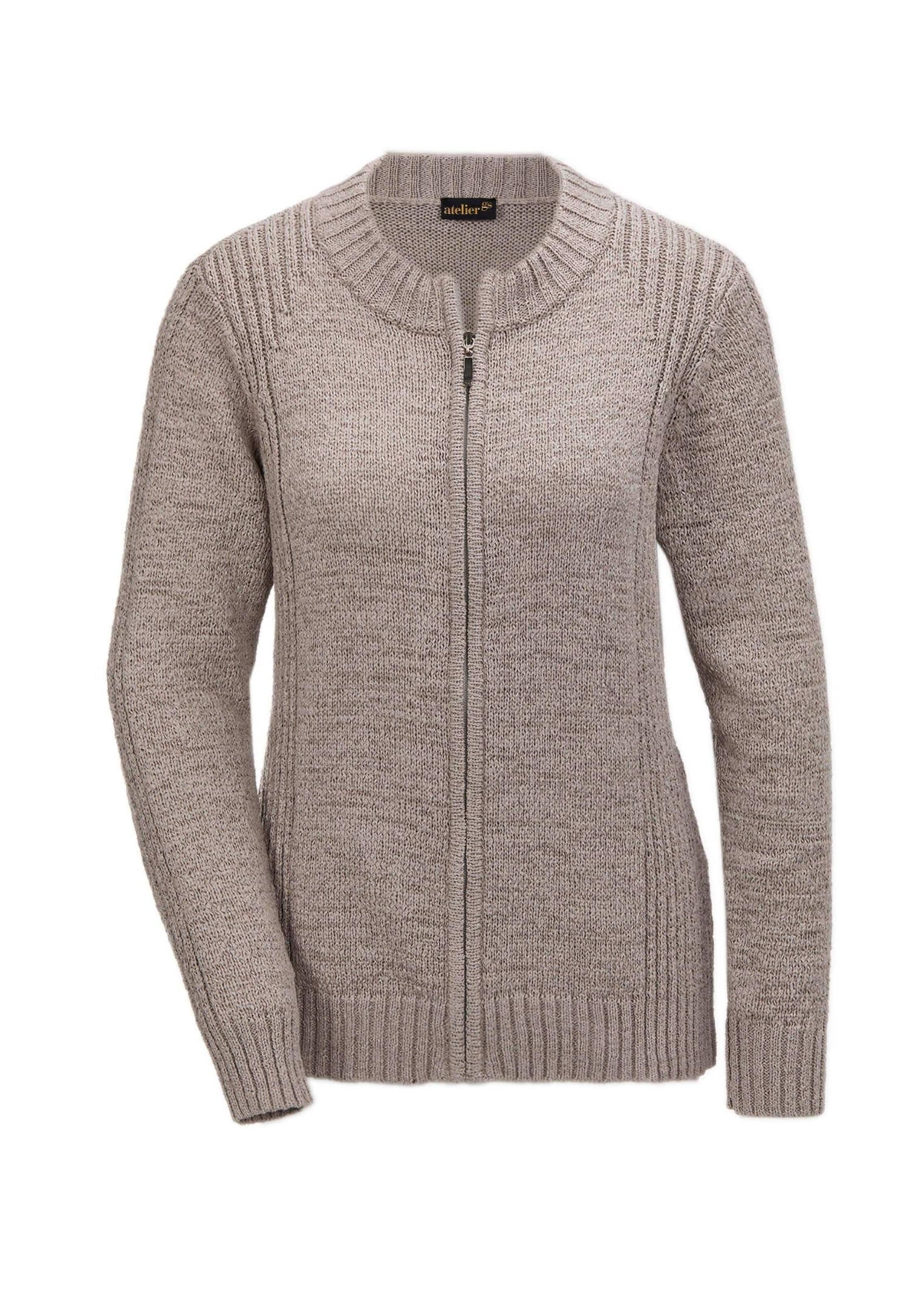GOLDNER Strickjacke "Strickjacke aus Bändchengarn in schöner Melange-Optik" günstig online kaufen
