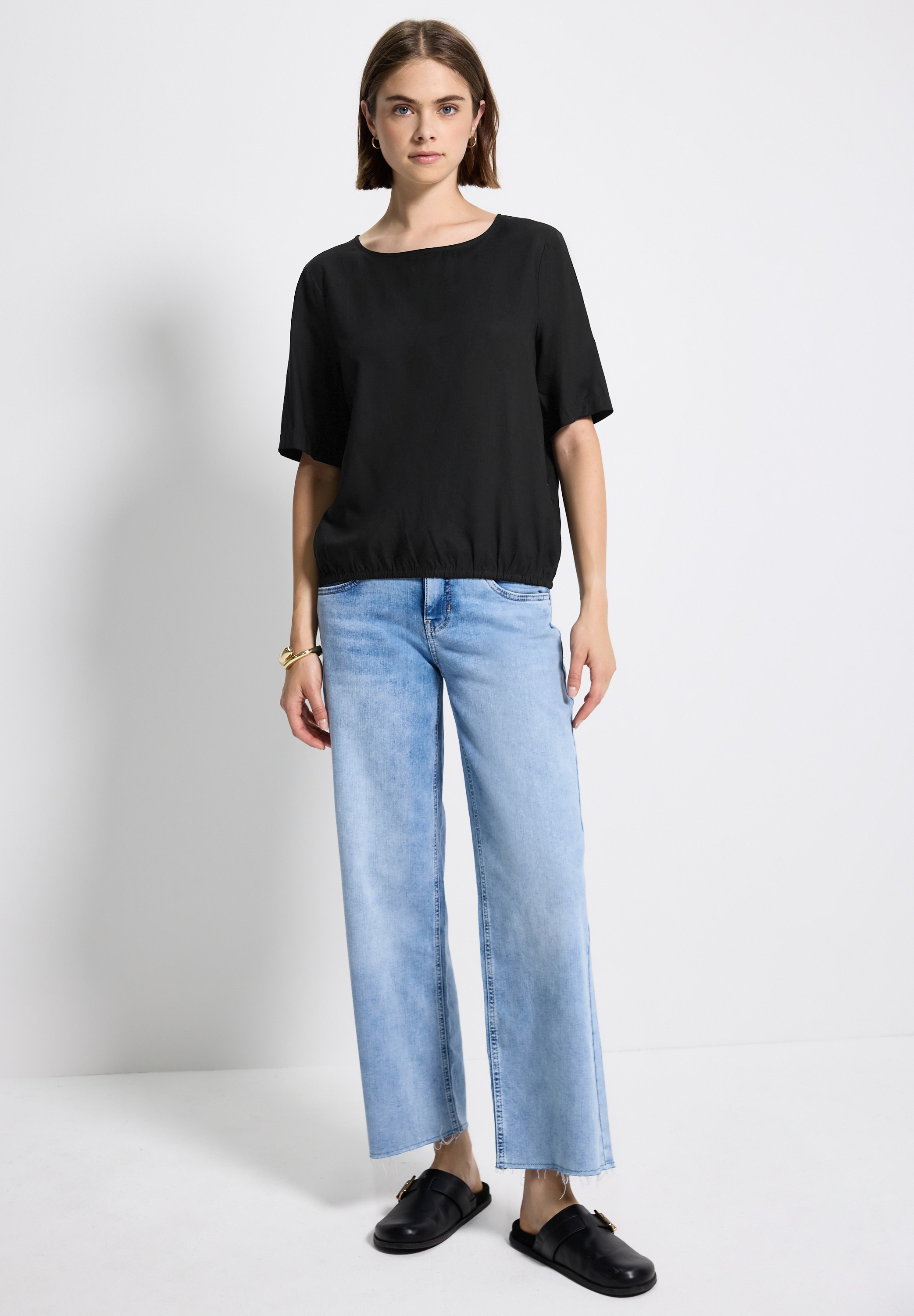 STREET ONE STUDIO Shirtbluse, aus softer Viskose