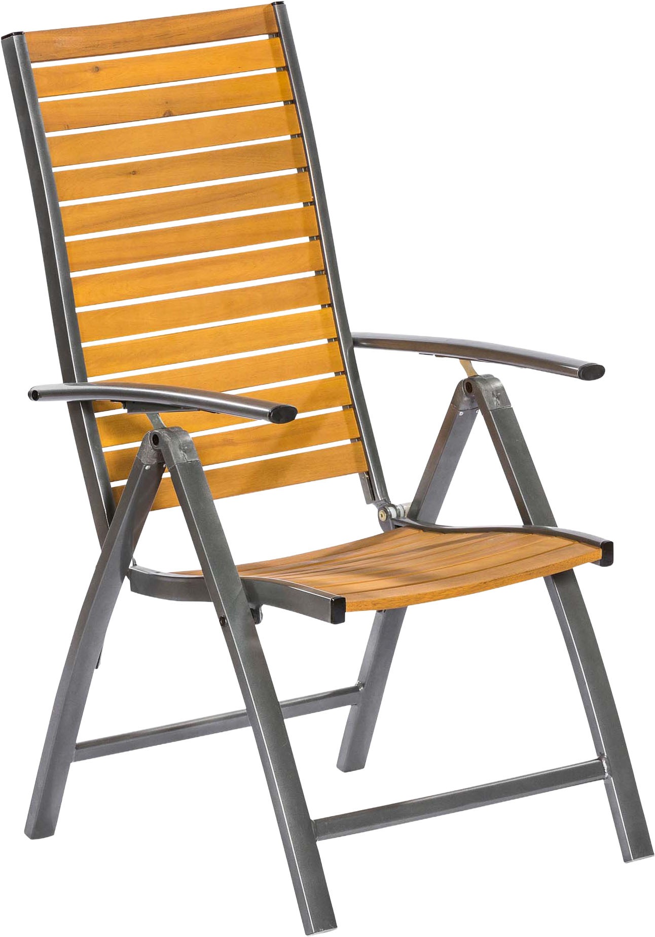 MERXX Garten-Essgruppe »Santorin« Set, 5 tlg. inkl. 4 Klappsessel, 1 Tisch