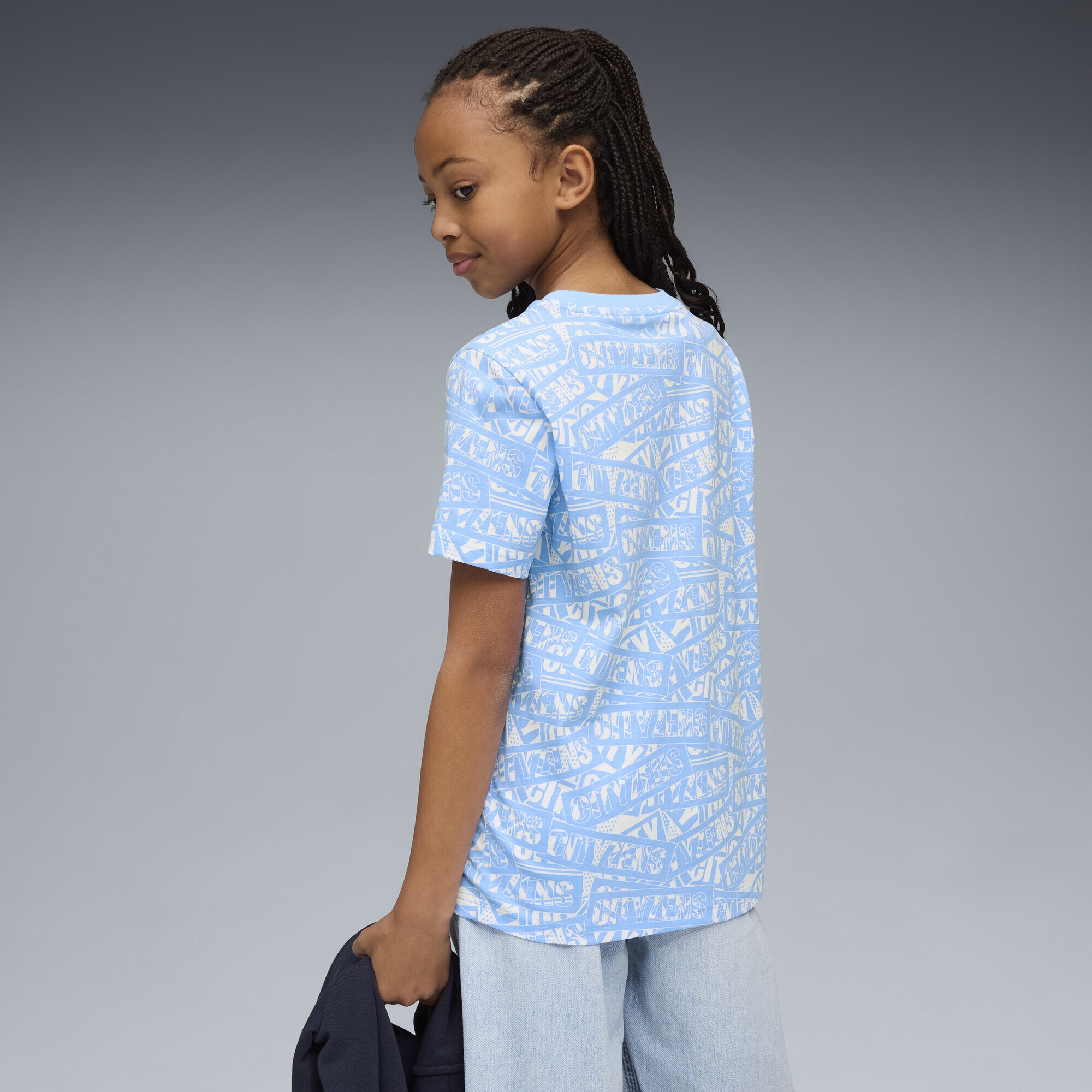 PUMA T-Shirt »Manchester City FtblCulture T-Shirt mit Allover-Print Jungen«