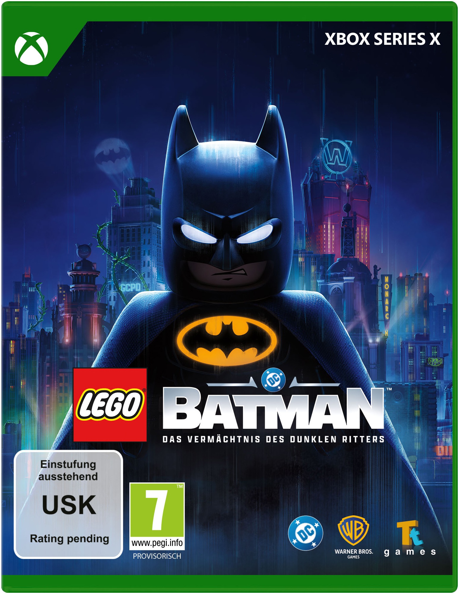 WARNER GAMES Spielesoftware "LEGO Batman: Das Vermächtnis des dunklen Ritters", Xbox Series Xohne farbbezeichnung, Spielesoftware
