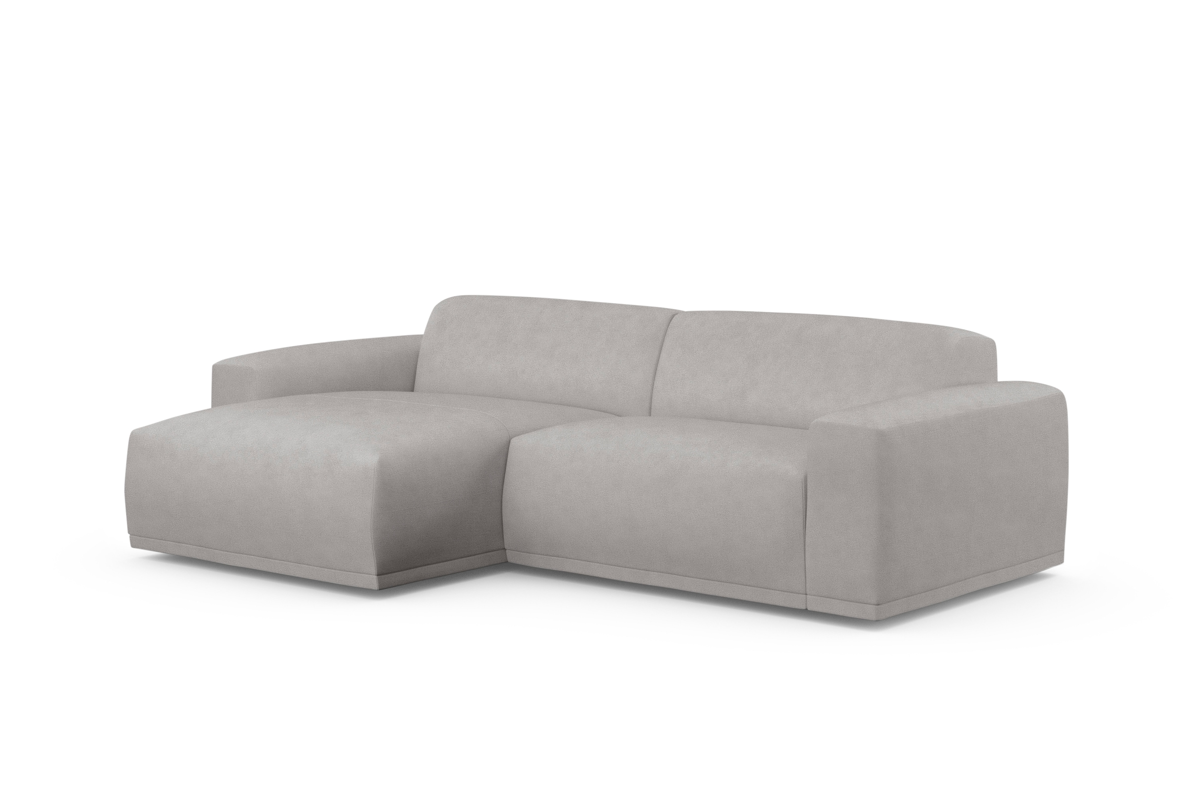 TRENDMANUFAKTUR Ecksofa »Braga, mit hochwertigem Kaltschaum, L-Form, in Cord erhältlich«, (2 St.), modernes Sofa, Couch mit hohem Sitzkomfort, 255/72/160 cm (B/H/T)