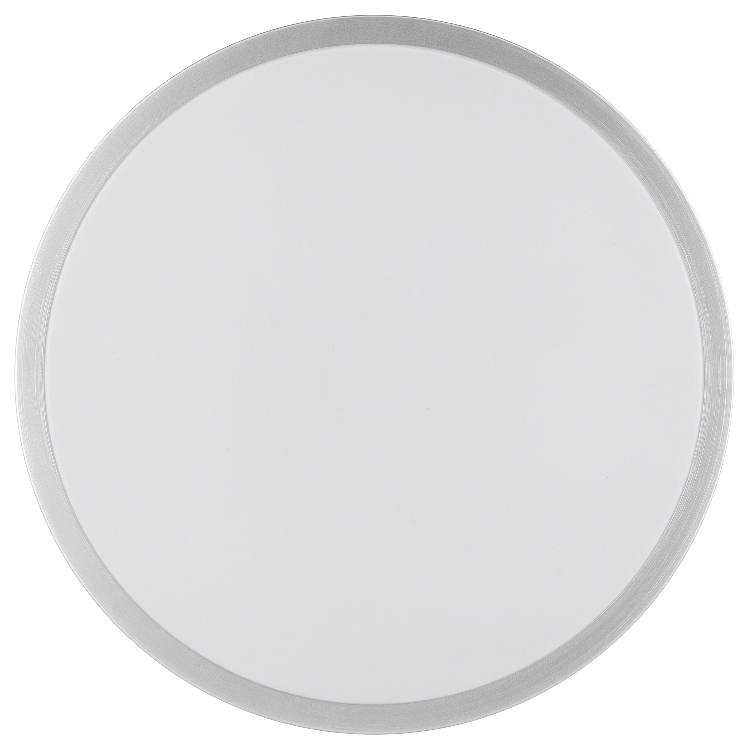 Brilliant LED Deckenleuchte »Livas« LED-Modul 1 Stk. Warmweiß Ø 33cm, 2600 lm, 3000 K, Präsenzsensor, nickelfarben