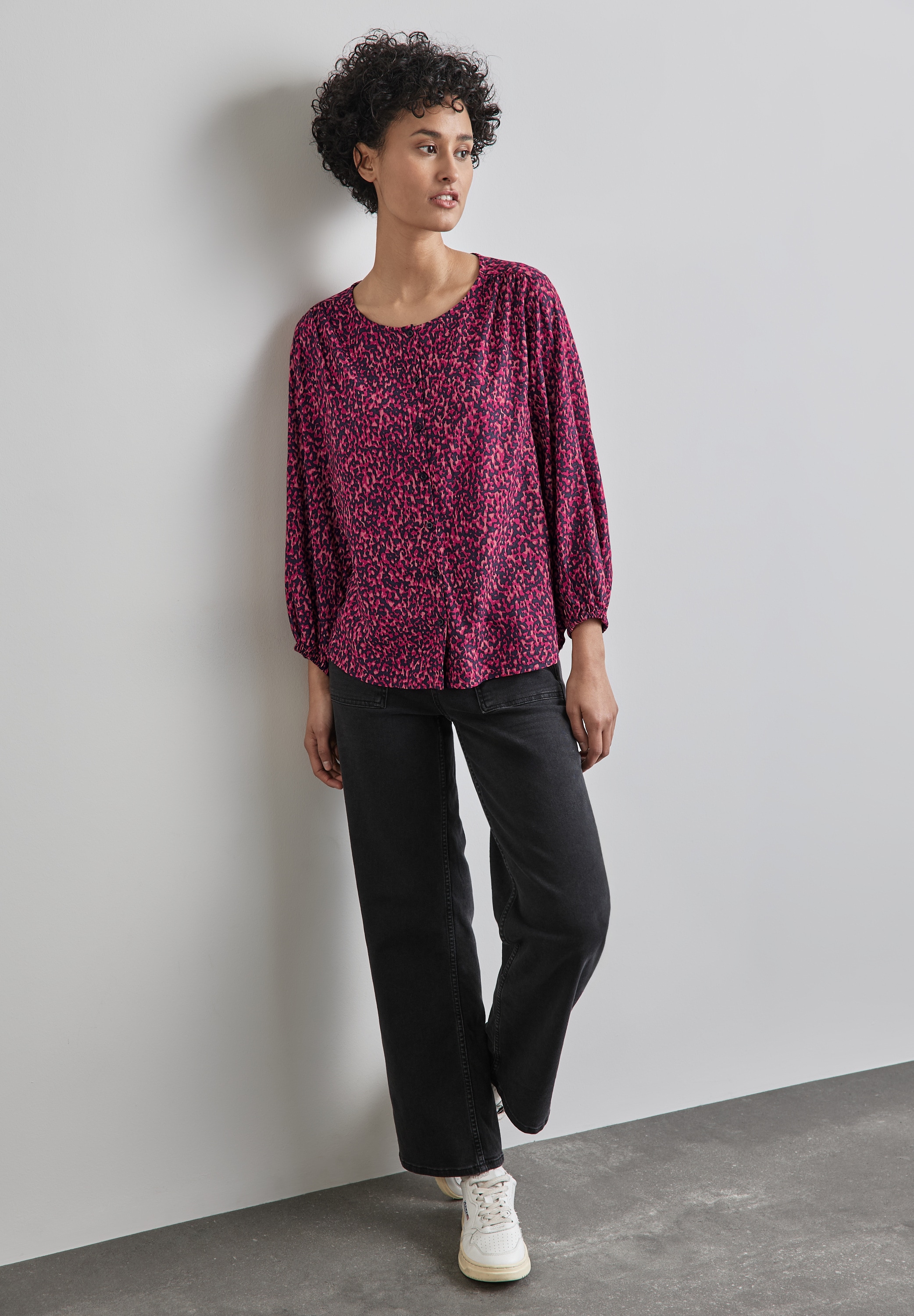 STREET ONE Hemdbluse mit Knopfleiste