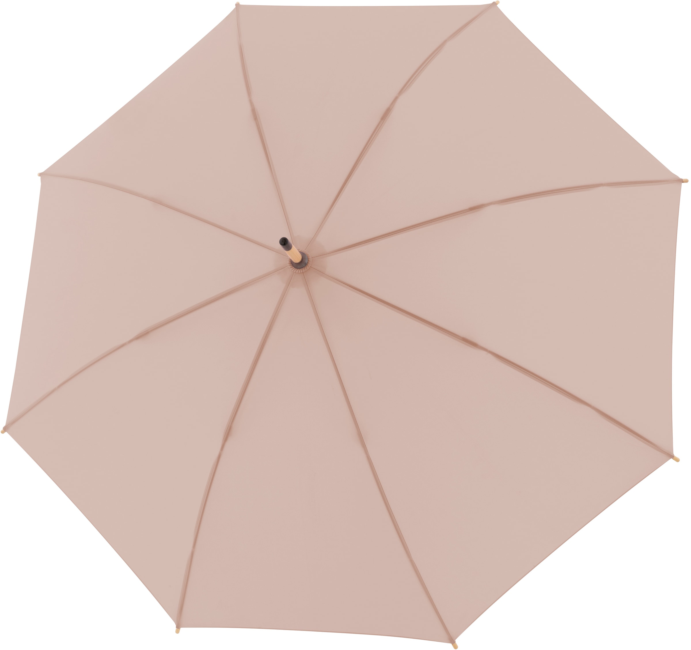 Stockregenschirm »nature Long, gentle rose«, aus recyceltem Material mit Schirmgriff...