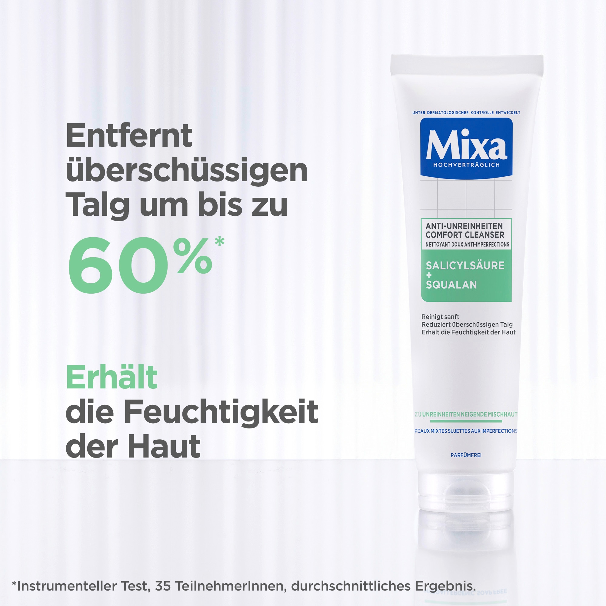 Mixa Pflegestift »Mixa Anti-Unreinheiten Comfort Cleanser«, mit hoher Wirksamkeit