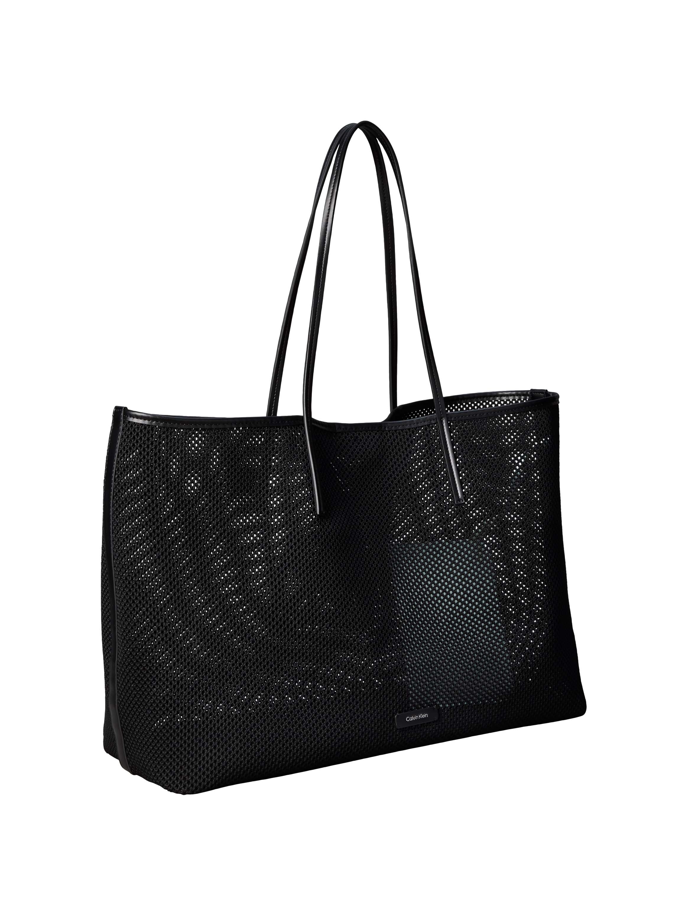 Calvin Klein Tragetasche »EMBLEM MESH XL TOTE« Umhängetasche, Schultertasche mit Logoschriftzug