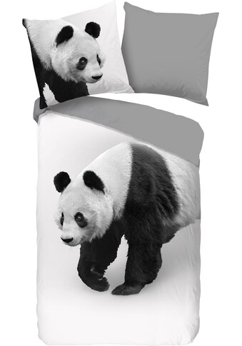 PURE luxury collection Wendebettwäsche »Panda« (2 tlg.) 100% ...