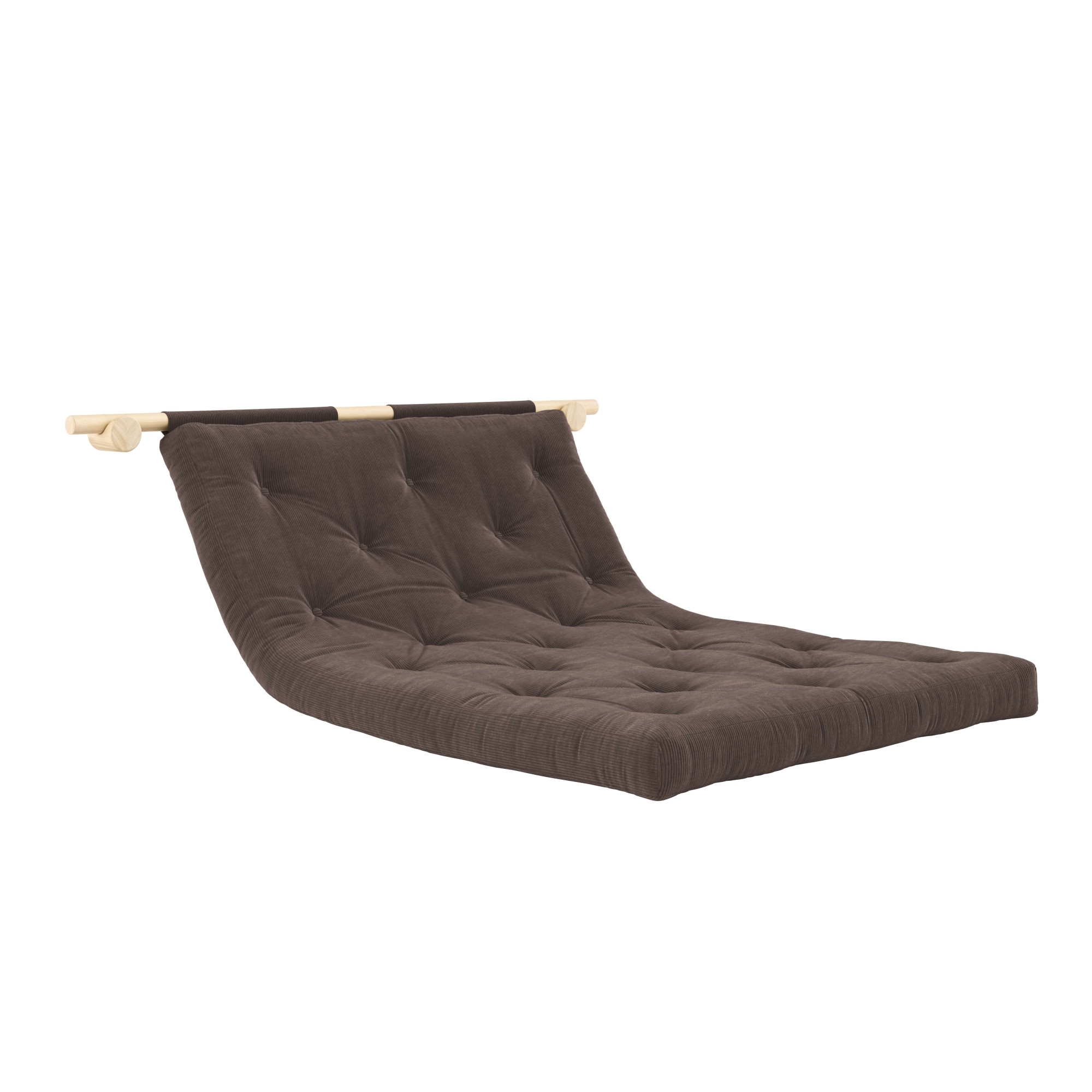 Karup Design Schlafsofa »Hooked Schlafsessel, Sitz- und Schlafplatz, Wandmontiert, platzsparend«, Futonmatratze inkl. Halterungsset aus FSC®-zertifiziertem Massivholz