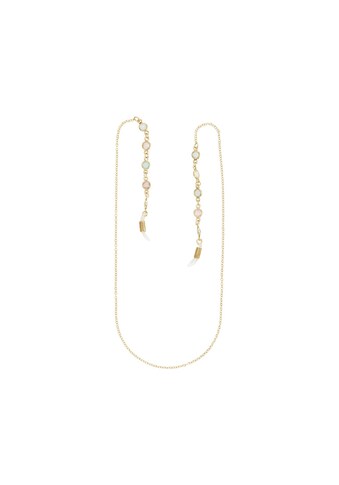 Gemshine Perlenkette »Kette für Sonnenbrille, Lesebrille, Rosenquarz und Chalcedon«,... kaufen
