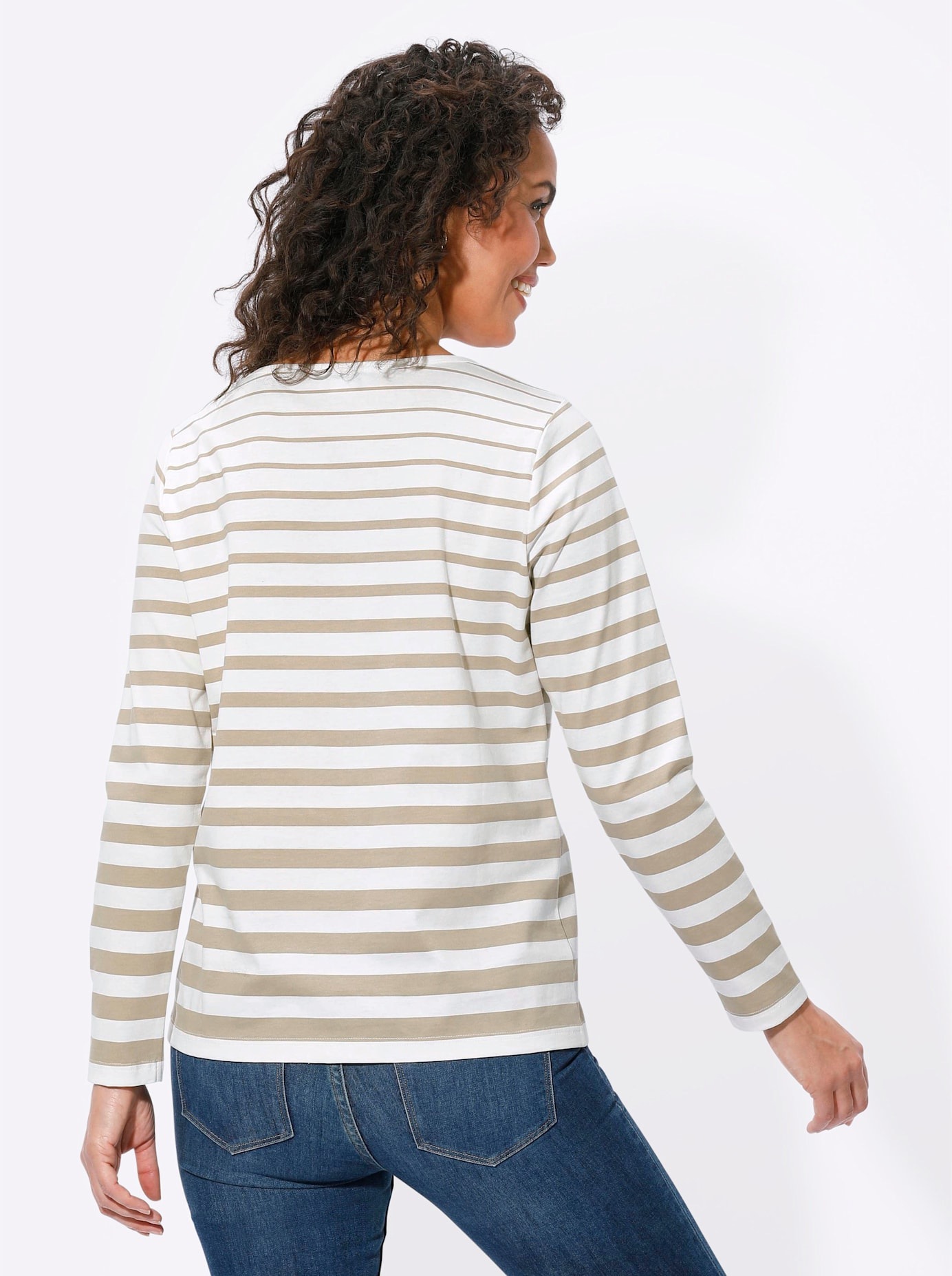 Casual Looks Print-Shirt "Ringelshirt", (1 tlg.) günstig online kaufen