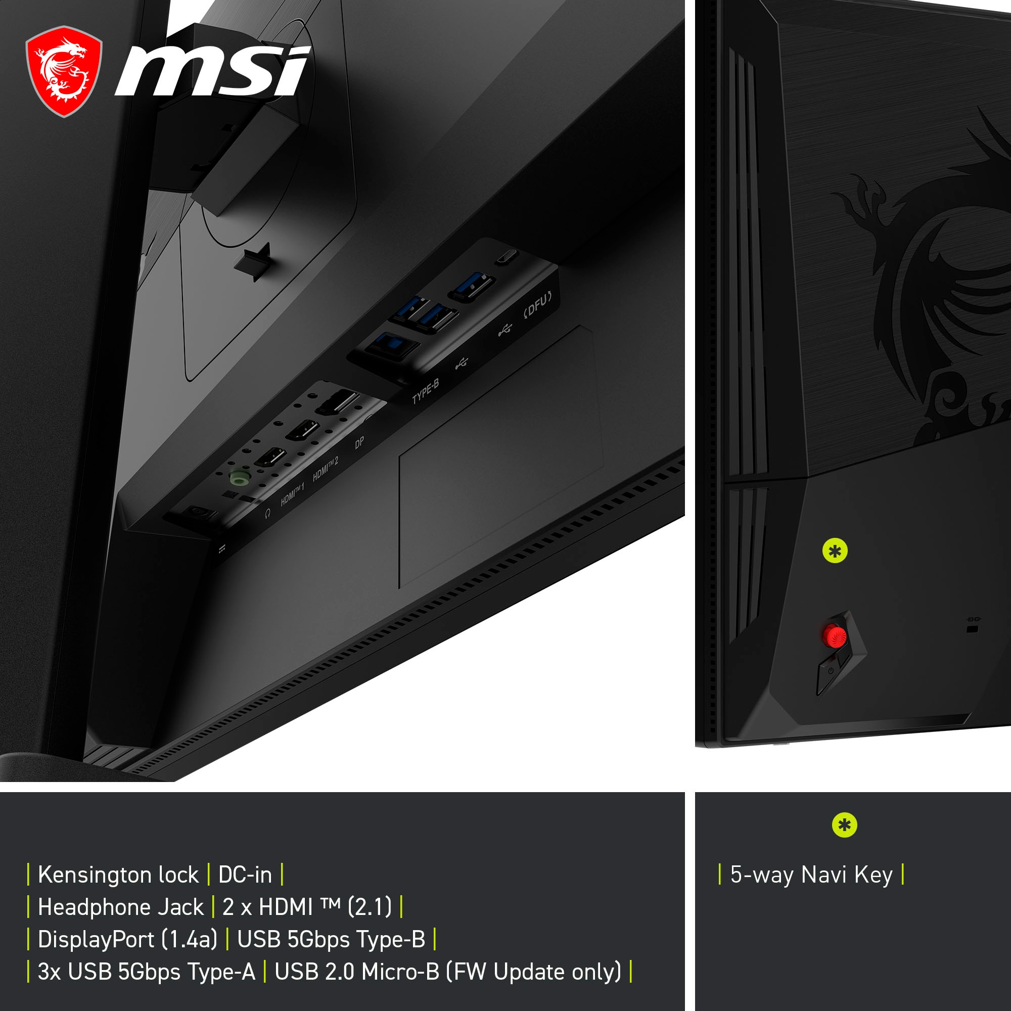 MSI Gaming-Monitor »MPG 272QRF X36« 69 cm/27 ″  2560 x 1440 px WQHD 1 Reaktionszeit 360 Hz