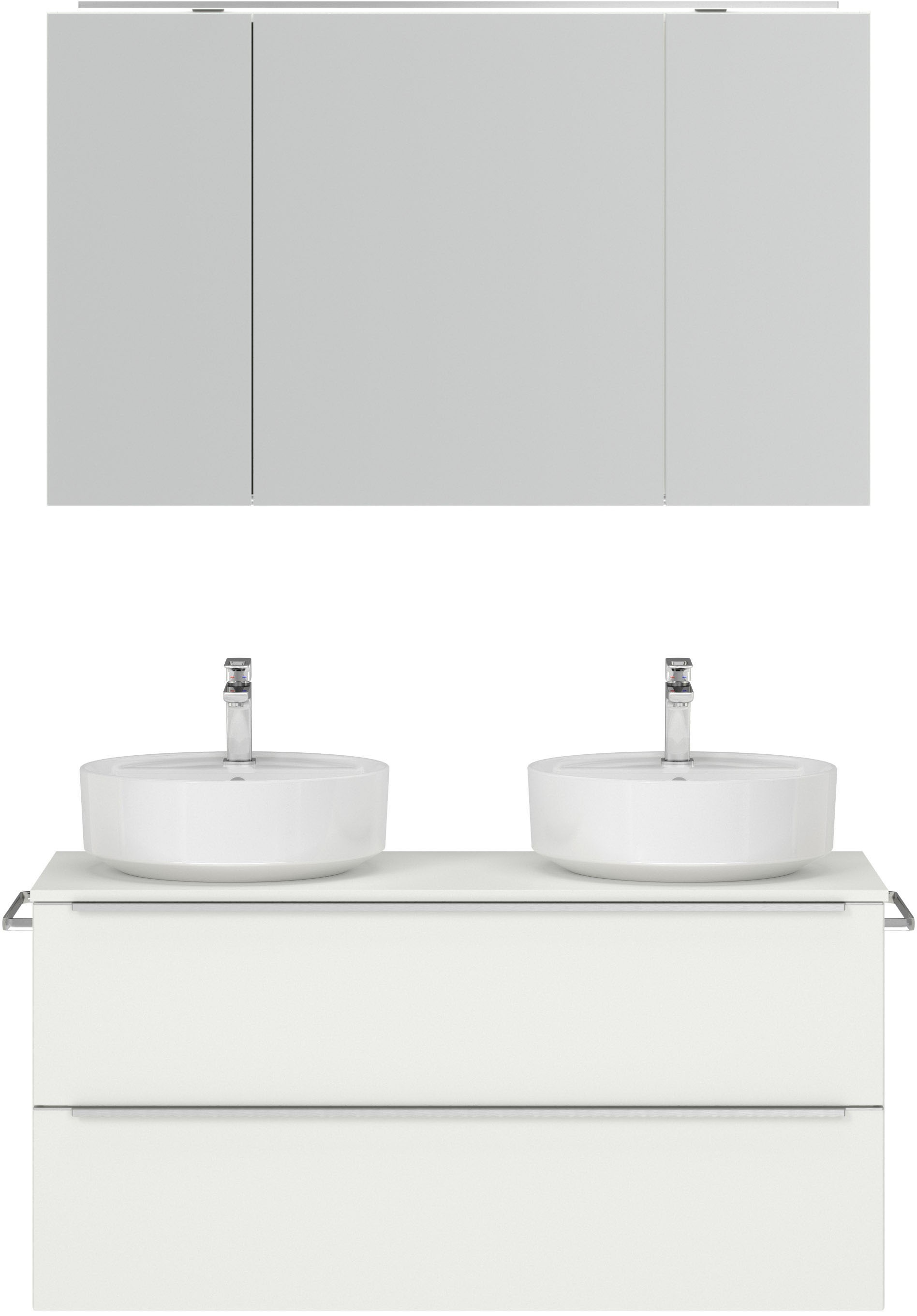 nobilia Badmöbel-Set "Alvene" vormontiert, mit Soft-Close, 2 Stk. tlg. günstig online kaufen