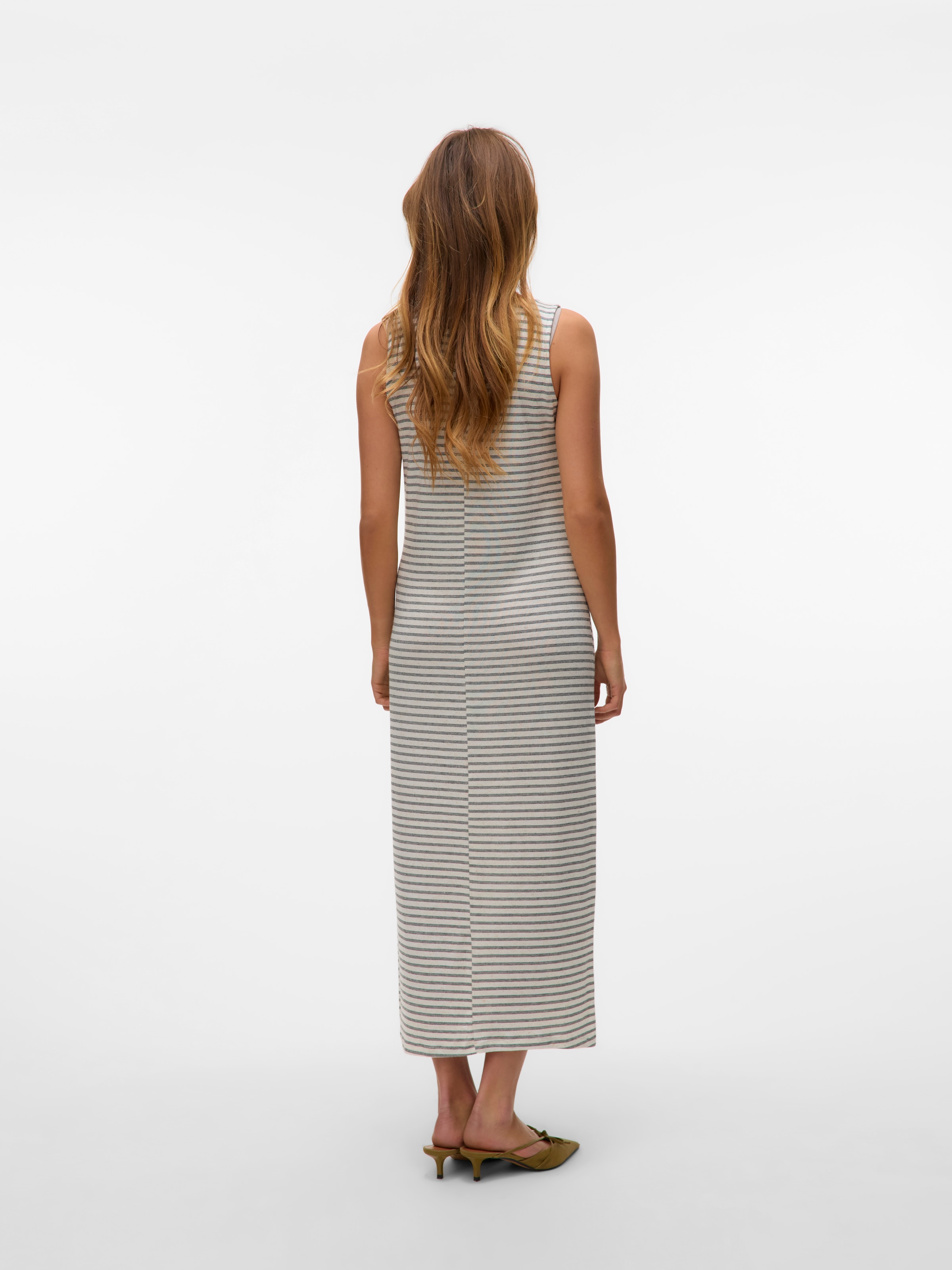 Vero Moda Midikleid »VMGINA SL 7/8 DRESS JRS NOOS«, Sommerkleid