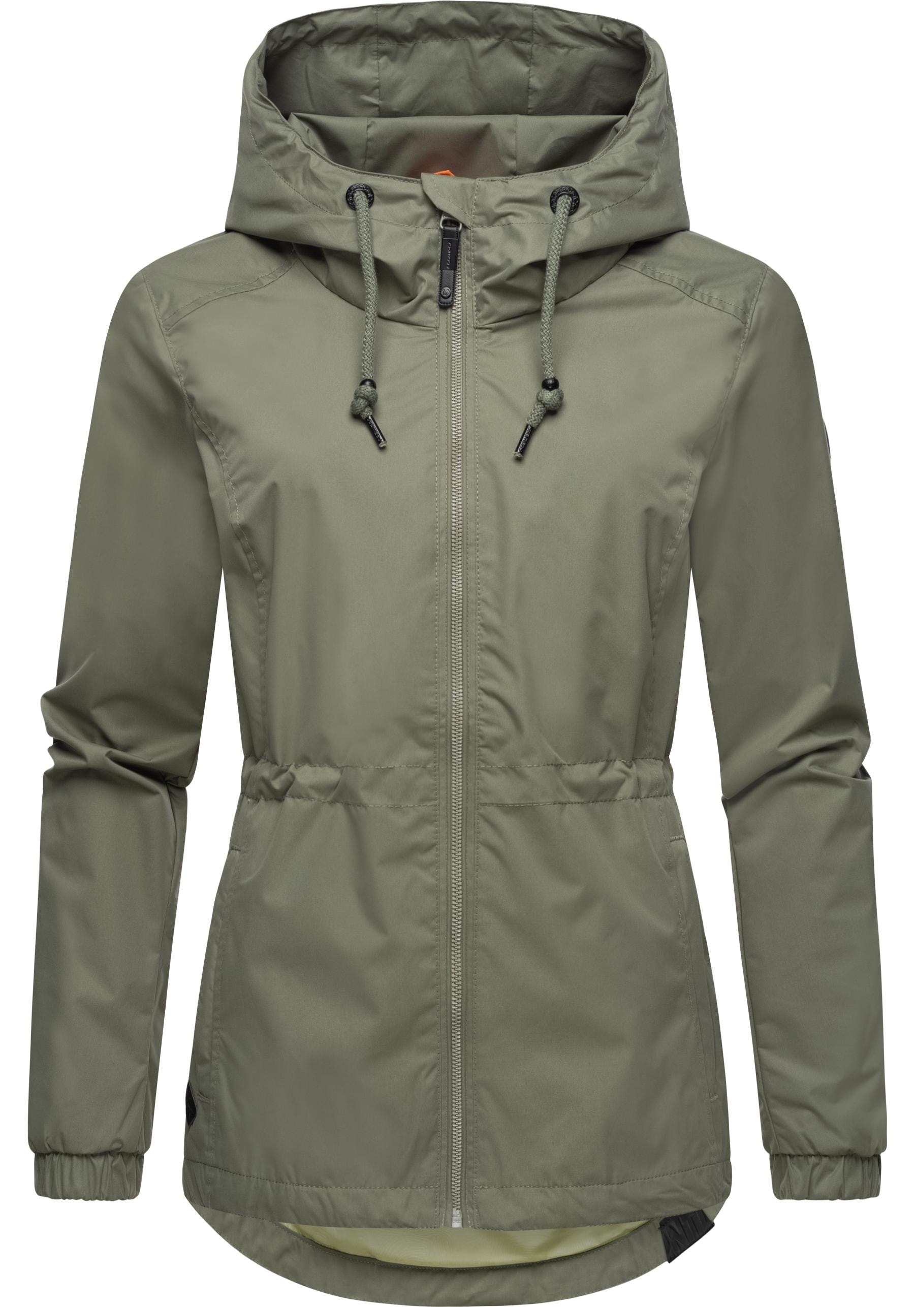 Ragwear Outdoorjacke »Danka«, mit Kapuze, Wasserdichte Übergangsjacke mit großer Kapuze