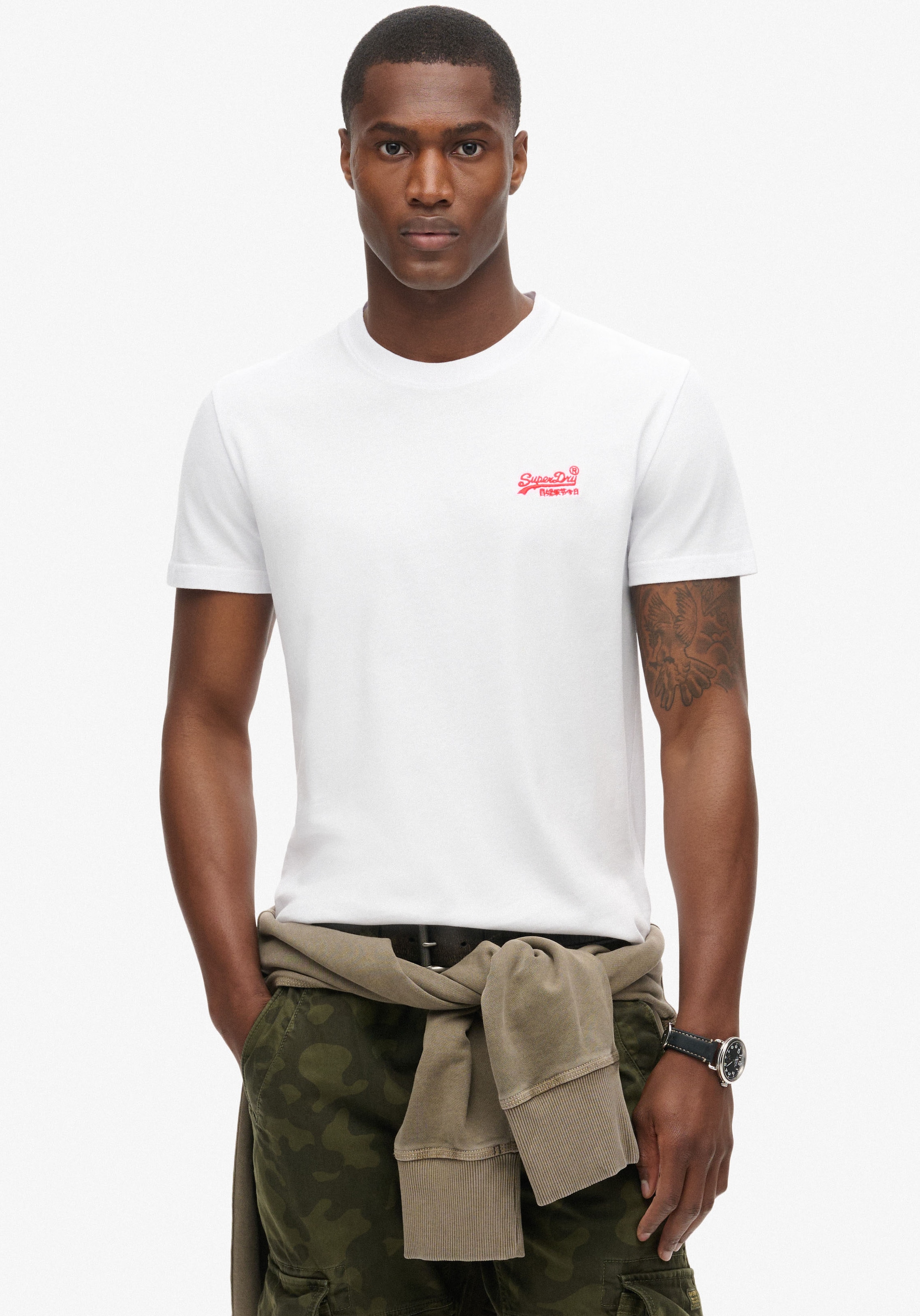 Superdry Rundhalsshirt "Organic Cotton Essential Logo T-Shirt"