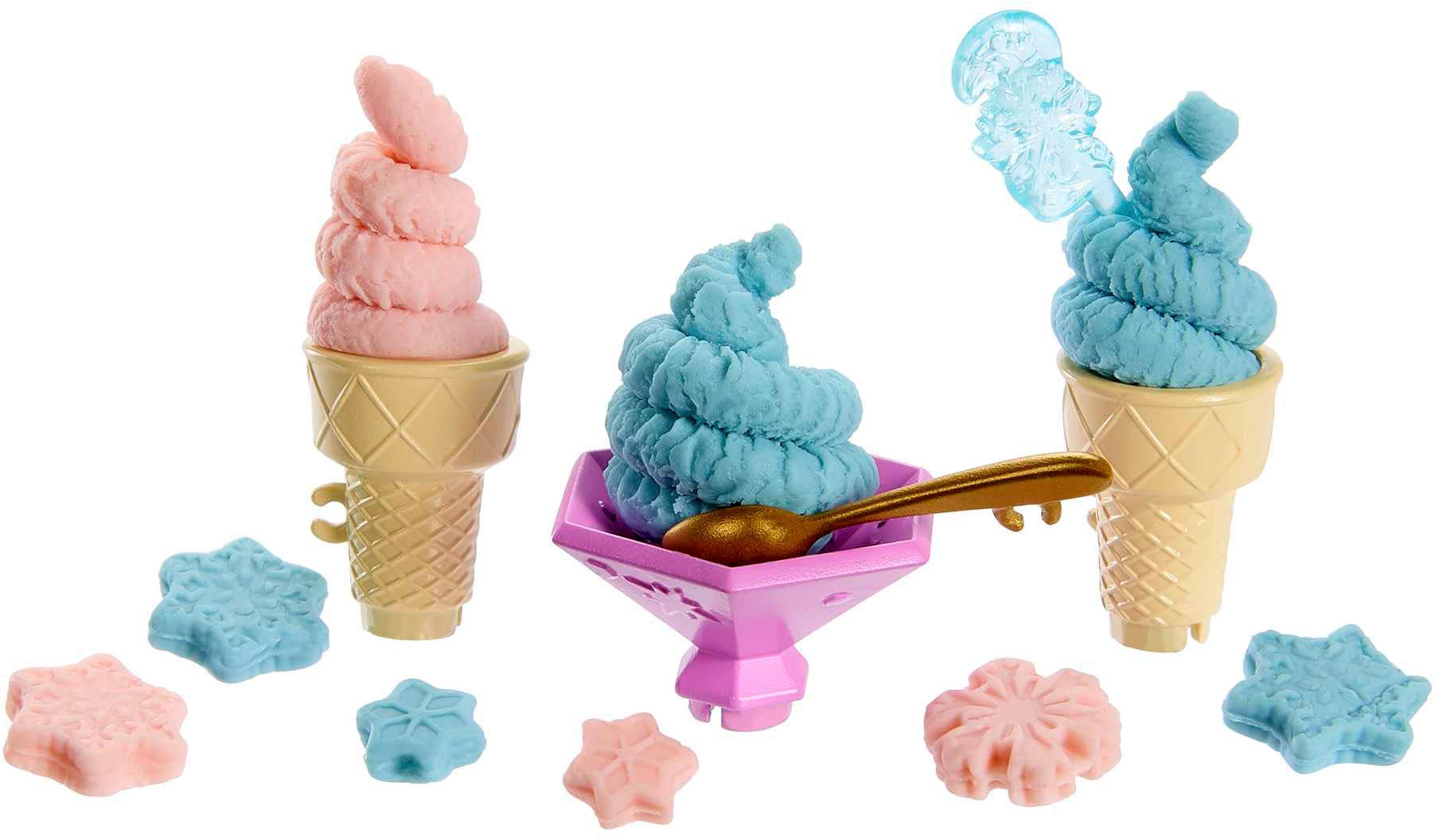 Mattel® Anziehpuppe »Disney Die Eiskönigin, Elsas und Olafs Eiscreme-Stand«
