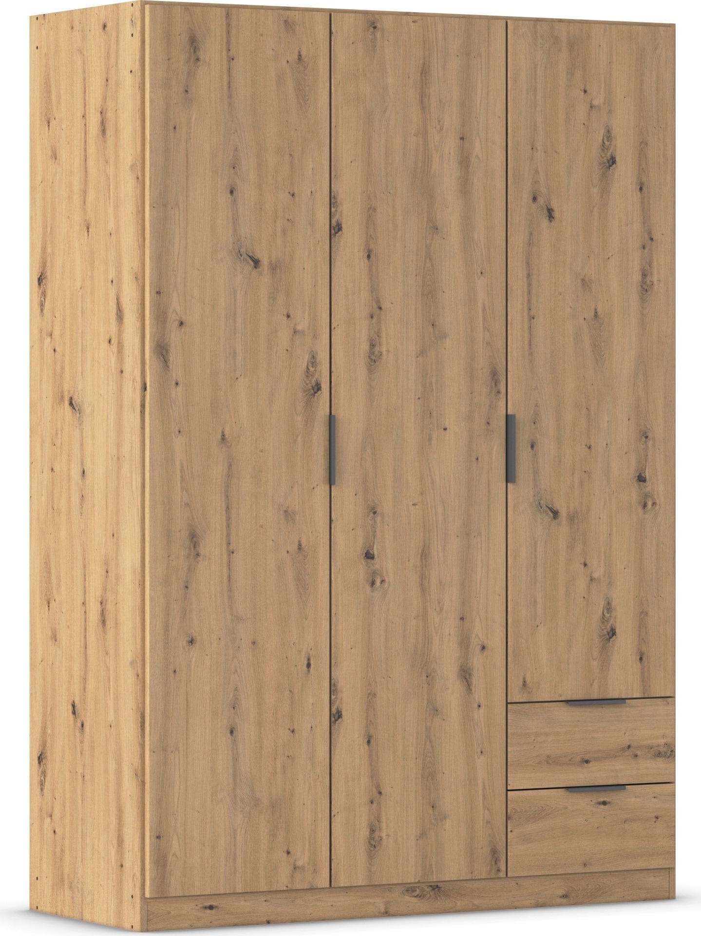 rauch Kleiderschrank "Drehtürenschrank Schrank Garderobe Ankleide Schlafzimmer LAGOA" 3 verschiedene Ausstattungen BASIC/CLASSIC/PREMIUM (inkl. SOFT-CLOSE), mit geräumigen Schubladen, optional mit Aufsatz MADE IN GERMANY