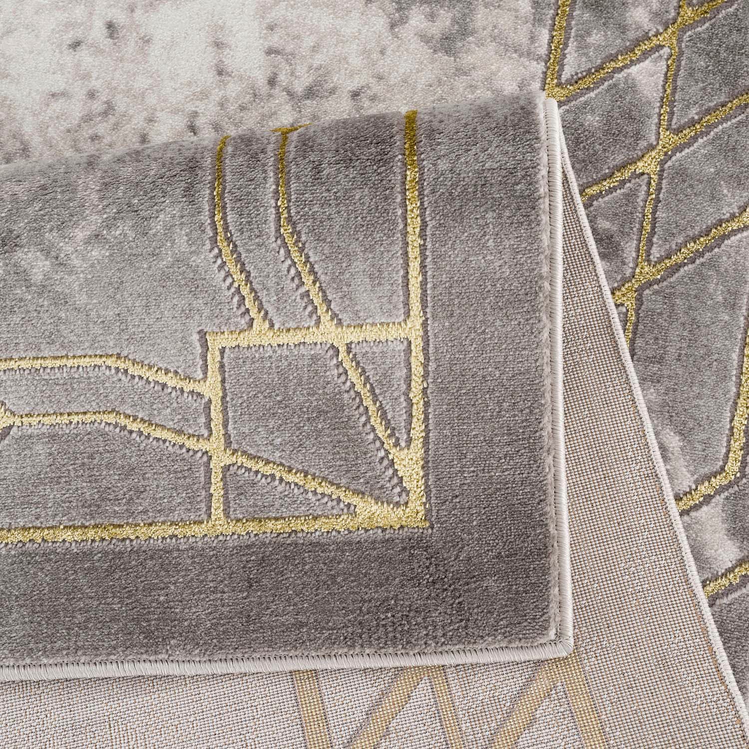 Carpet City Teppich »Noa 9337« rechteckig 11 mm Höhe Läufer, Kurzflor, Modern, Weicher Flor, Pflegeleicht, Wohnzimmer