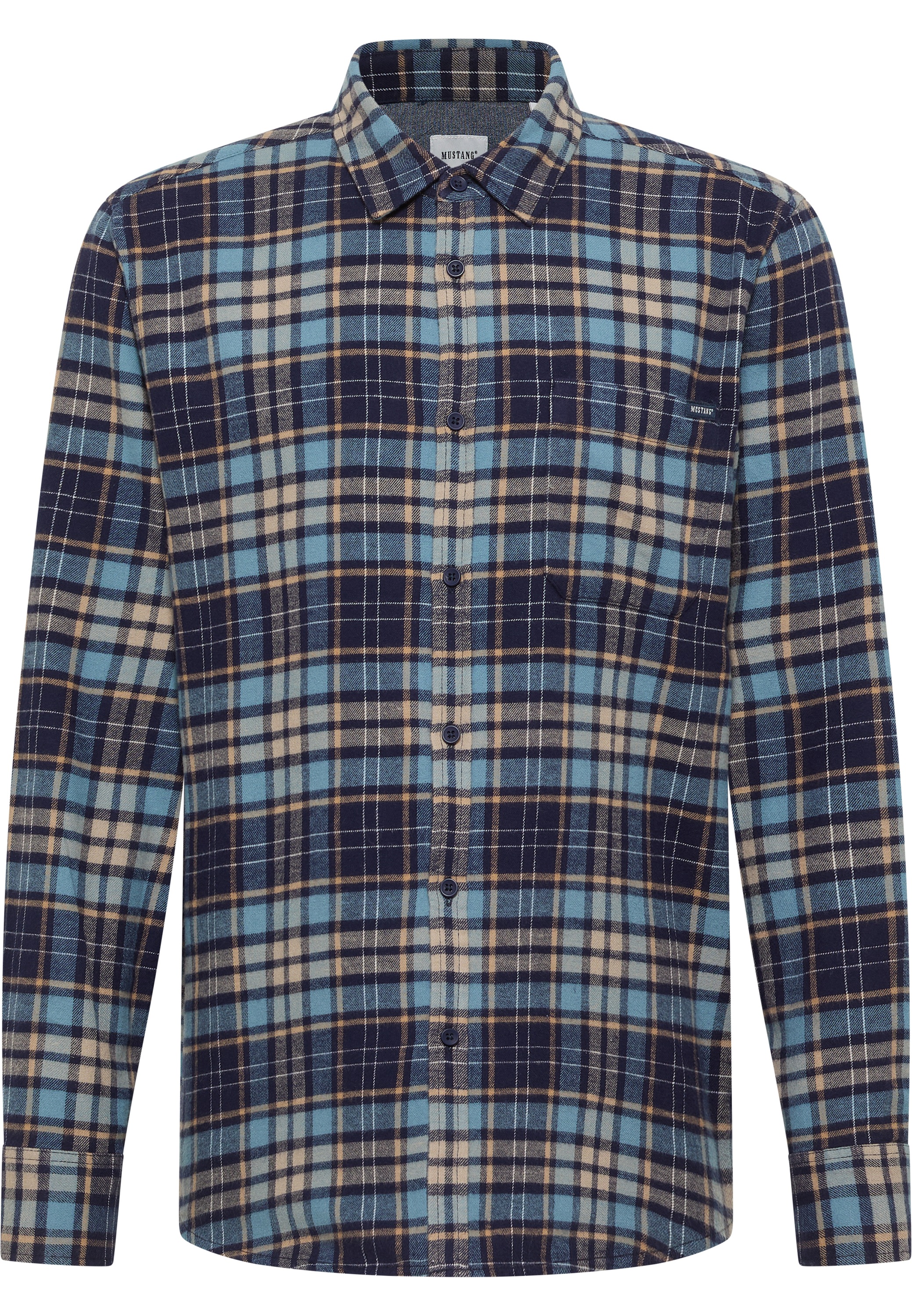 MUSTANG Langarmhemd "Herren Style Eastbridge" günstig online kaufen