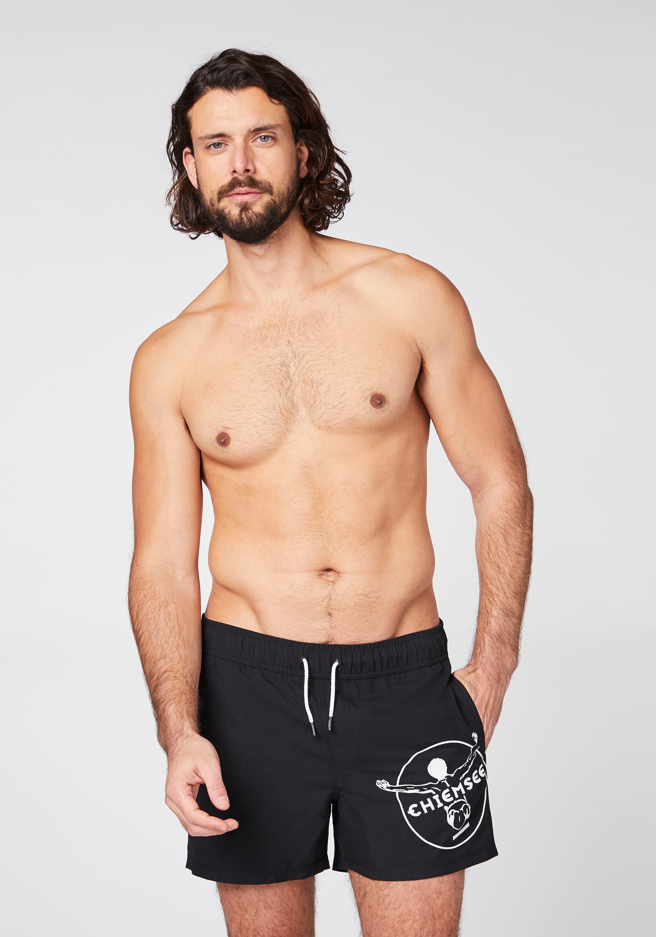 Chiemsee Men's Swim Shorts Black Beauty M