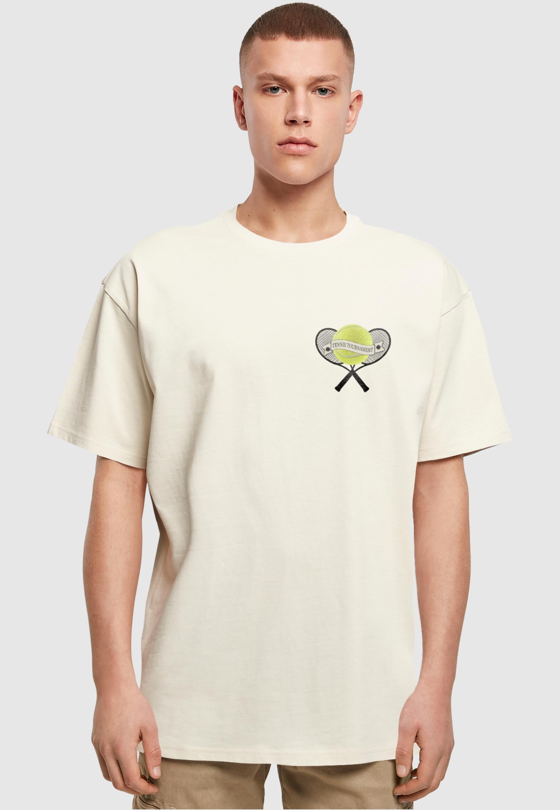 Merchcode T-Shirt »Merchcode Herren Tennis Tournament Heavy Oversized Tee«, (1 tlg.)