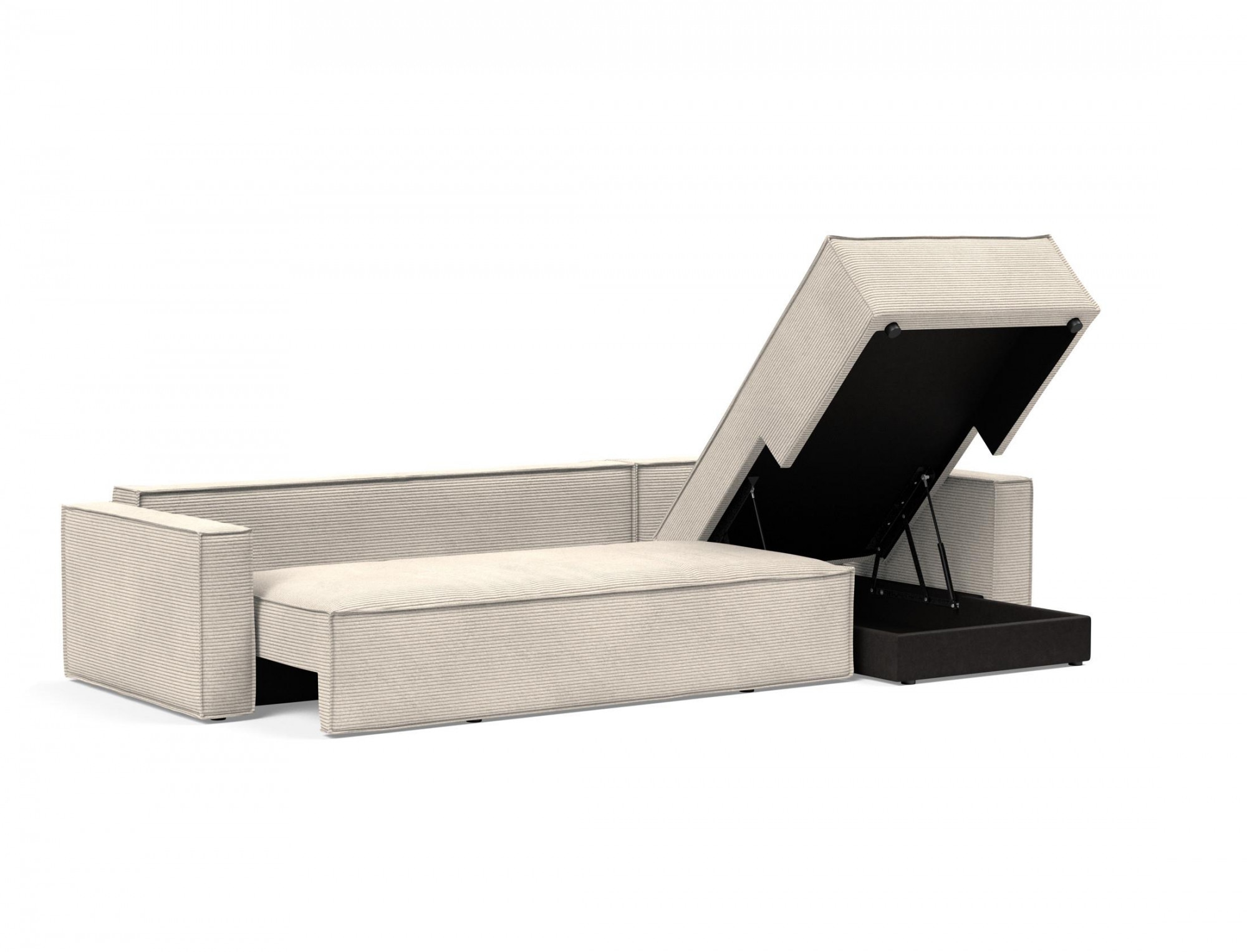 INNOVATION LIVING ™ 4-Sitzer »Newilla«, 10cm Pocket Spring Komfort, großer Stauraum, stabile Stahlkonstruktion