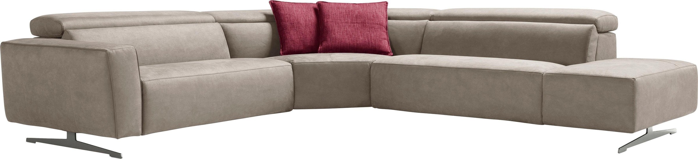 Egoitaliano Ecksofa "Stefanie-e, Designsofa der Extraklasse, bequem mit hoh günstig online kaufen
