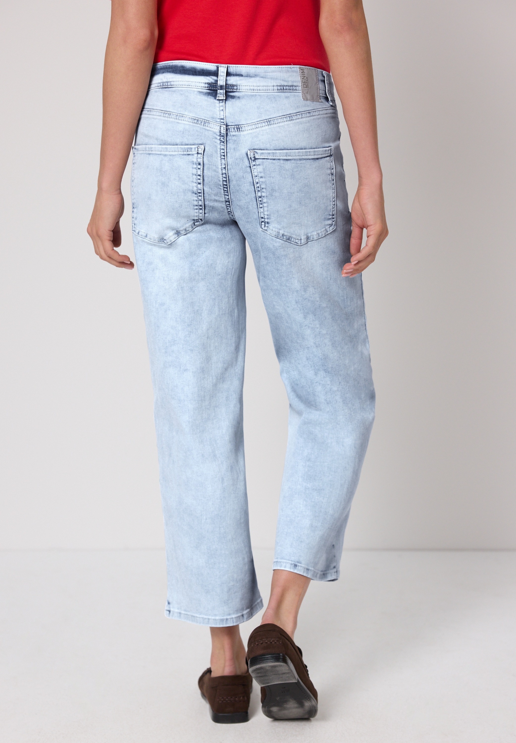 STREET ONE Loose-fit-Jeans High Waist günstig online kaufen