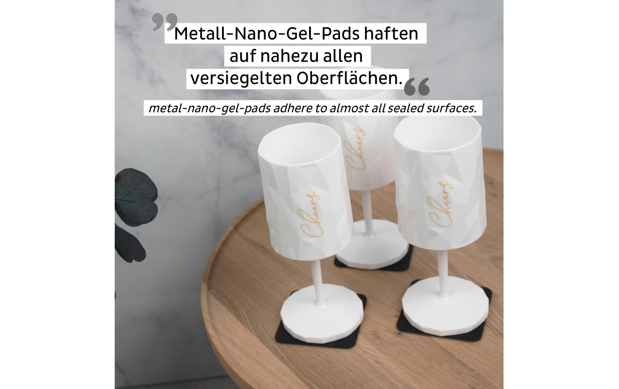 silwy MAGNETIC SYSTEM Glas »Wein Cheers«