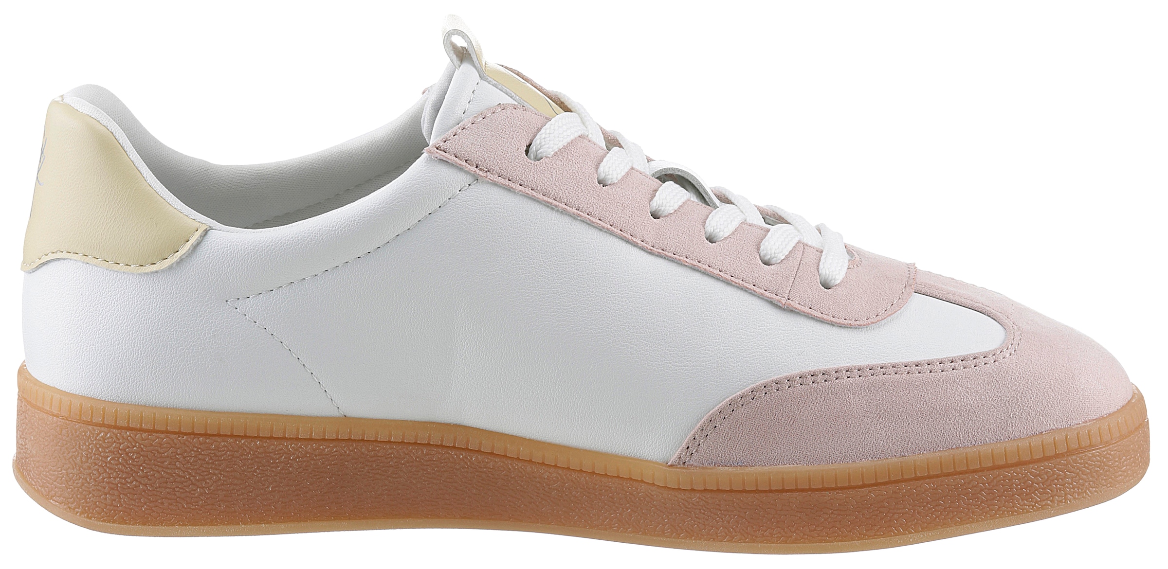MARCO TOZZI by GMK Plateausneaker, Freizeitschuh, Halbschuh, Schnürschuh mit seitlichem Herz-Detail