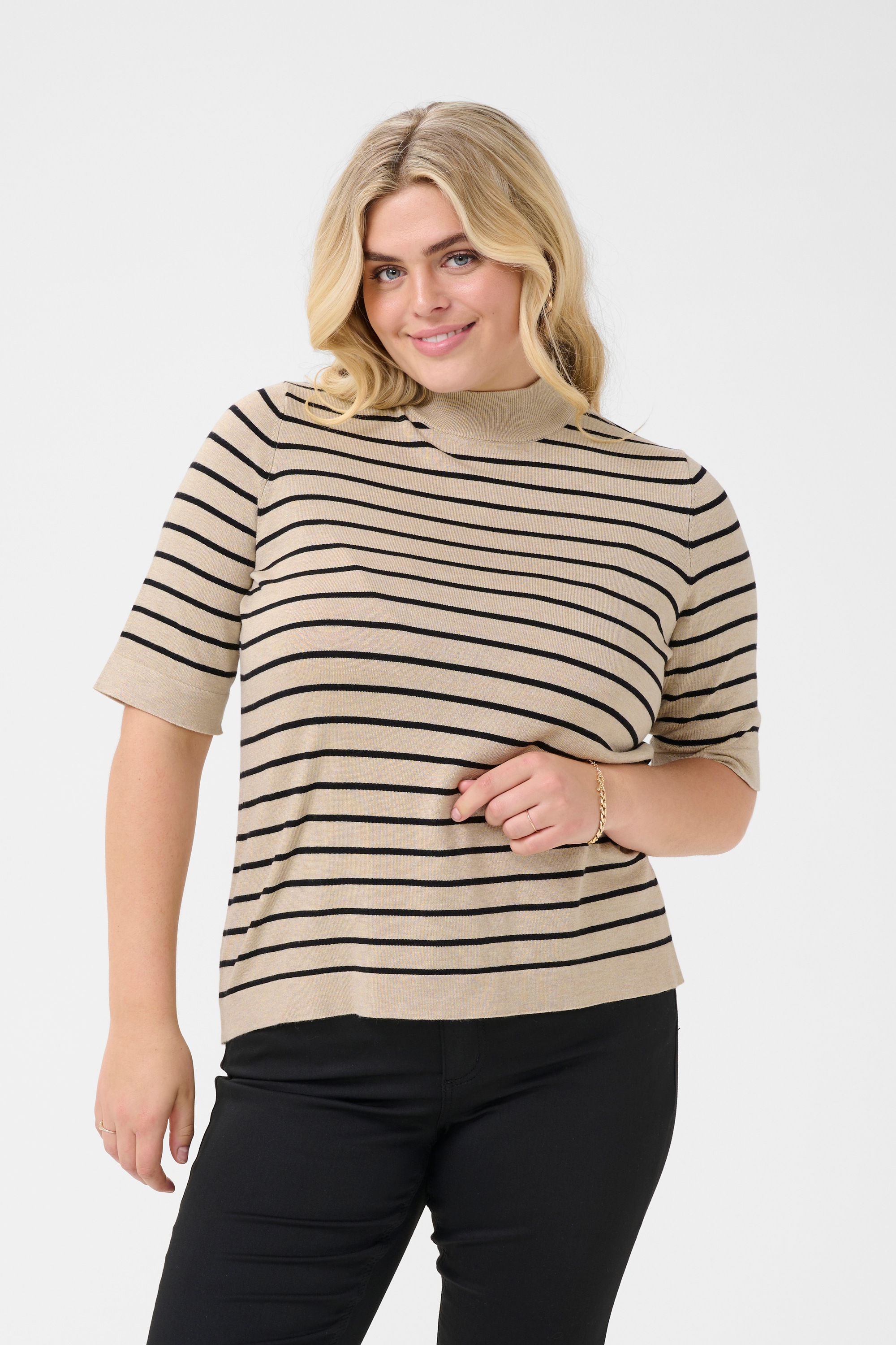 KAFFE Curve Strickpullover »Damen Strickpullover KClizzy«