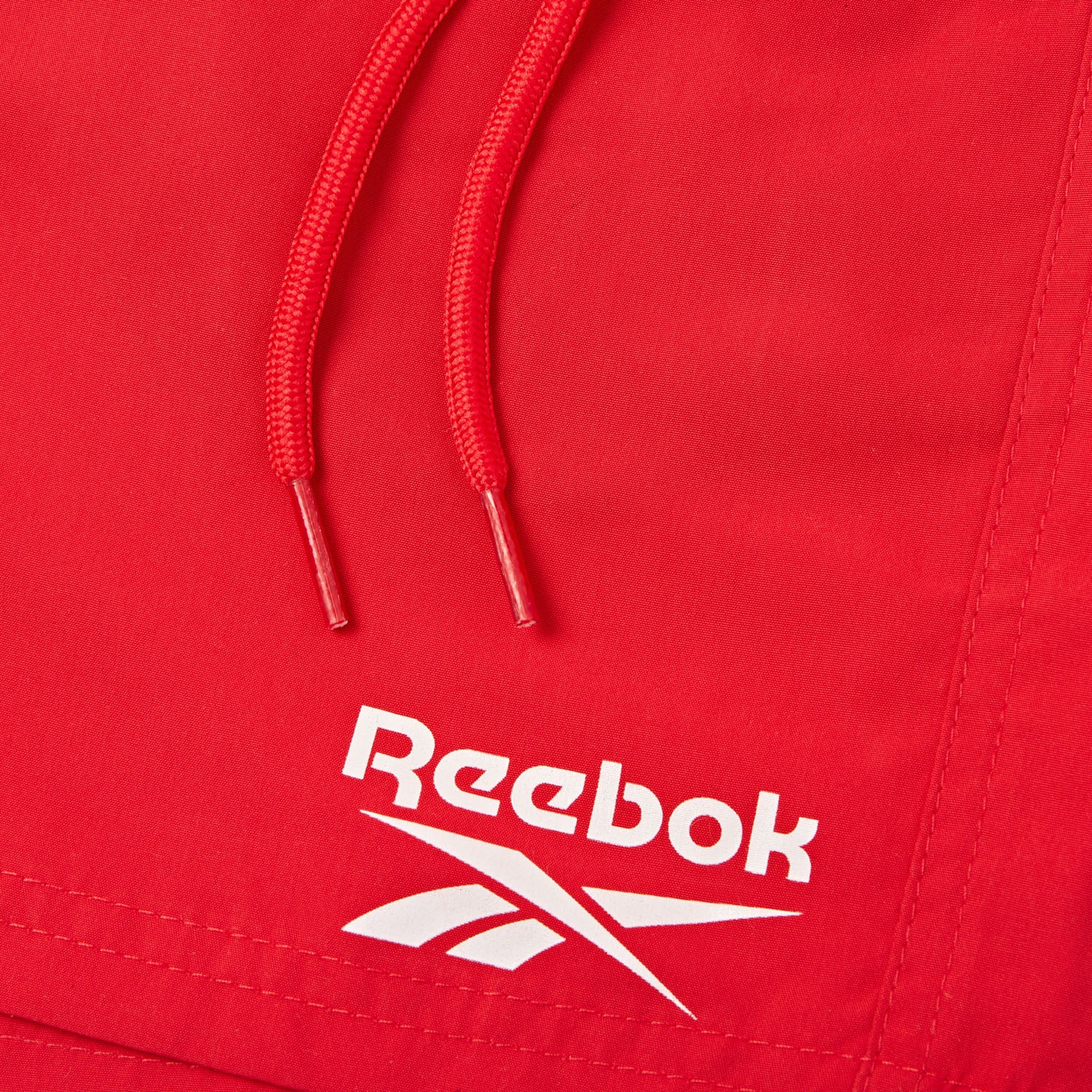 Badeshorts REEBOK "Yale", Herren, Gr. XL, N-Gr, rot (vector rot), Microfaser, Polyester, clean, unifarben, Badehosen Badeshorts, mit Kordelzug und elastischem Bund, mit Logo, basic 3