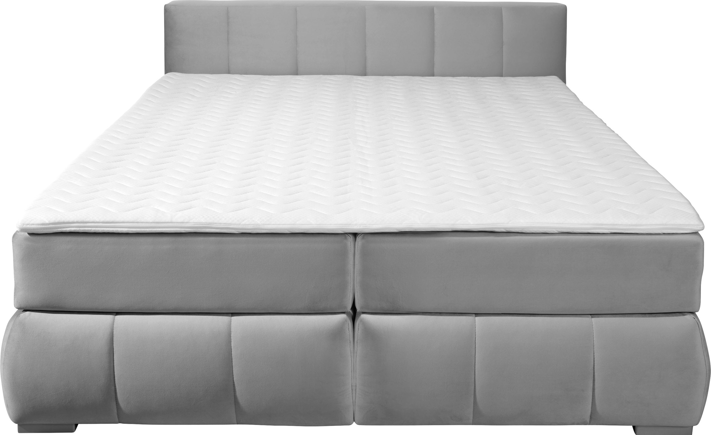 Thumbnail - Home affaire Boxspringbett "Chelles" inkl. Topper, in XXL- Überlänge 220 cm, Unterbox mit feine Wölbung