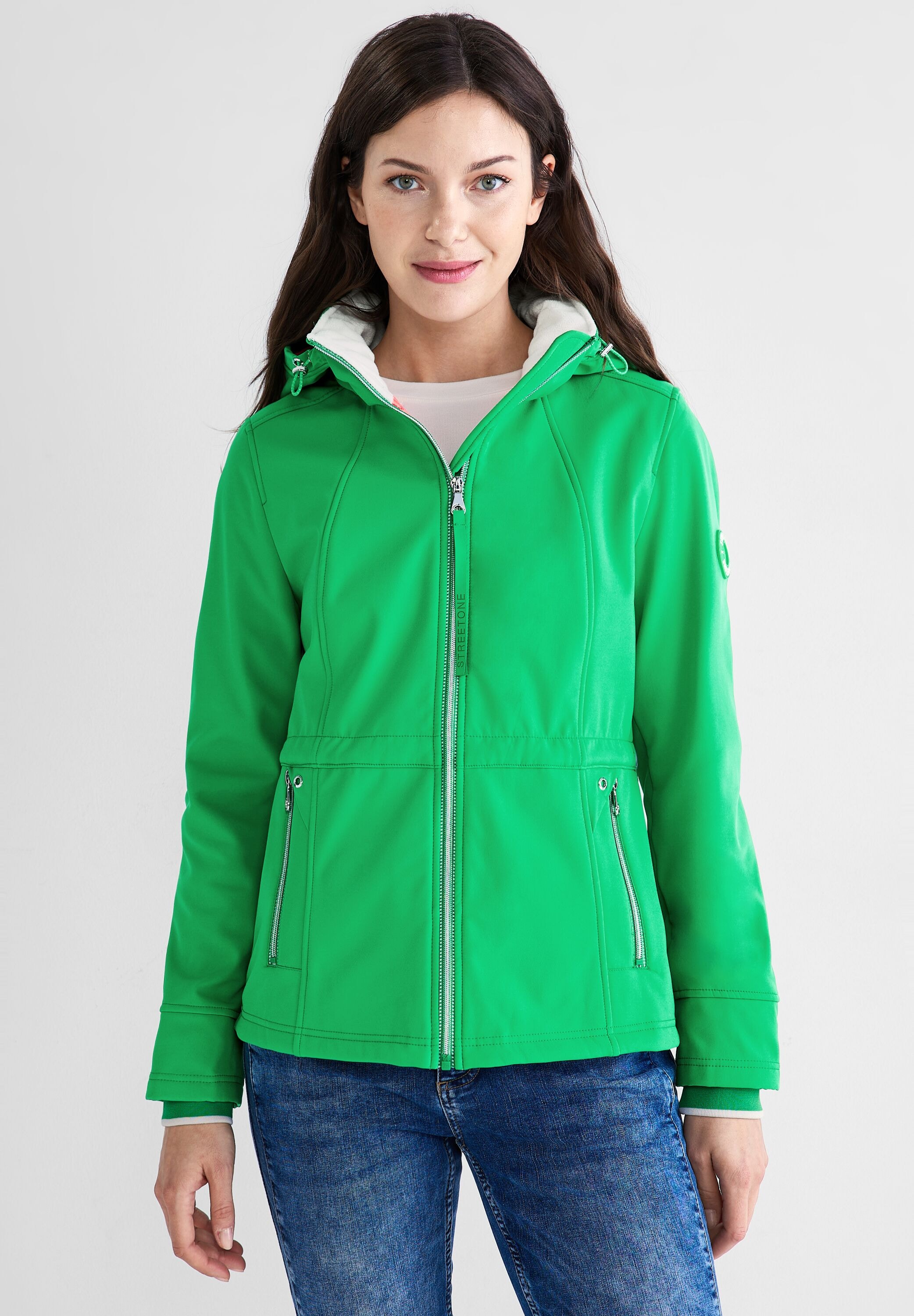 STREET ONE Kurzjacke mit Kapuze mit Kapuze