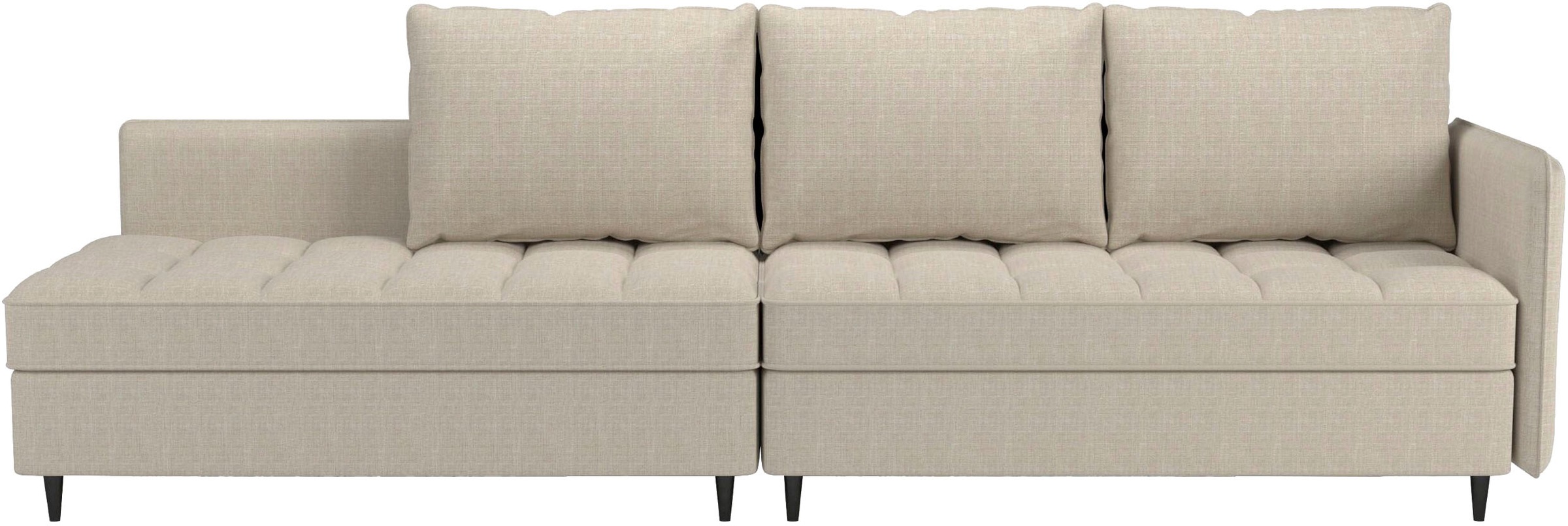 Dorel Home Ecksofa "LINDHUS, L-Form, 4 verschiedene Stellvarianten, Lounge- günstig online kaufen