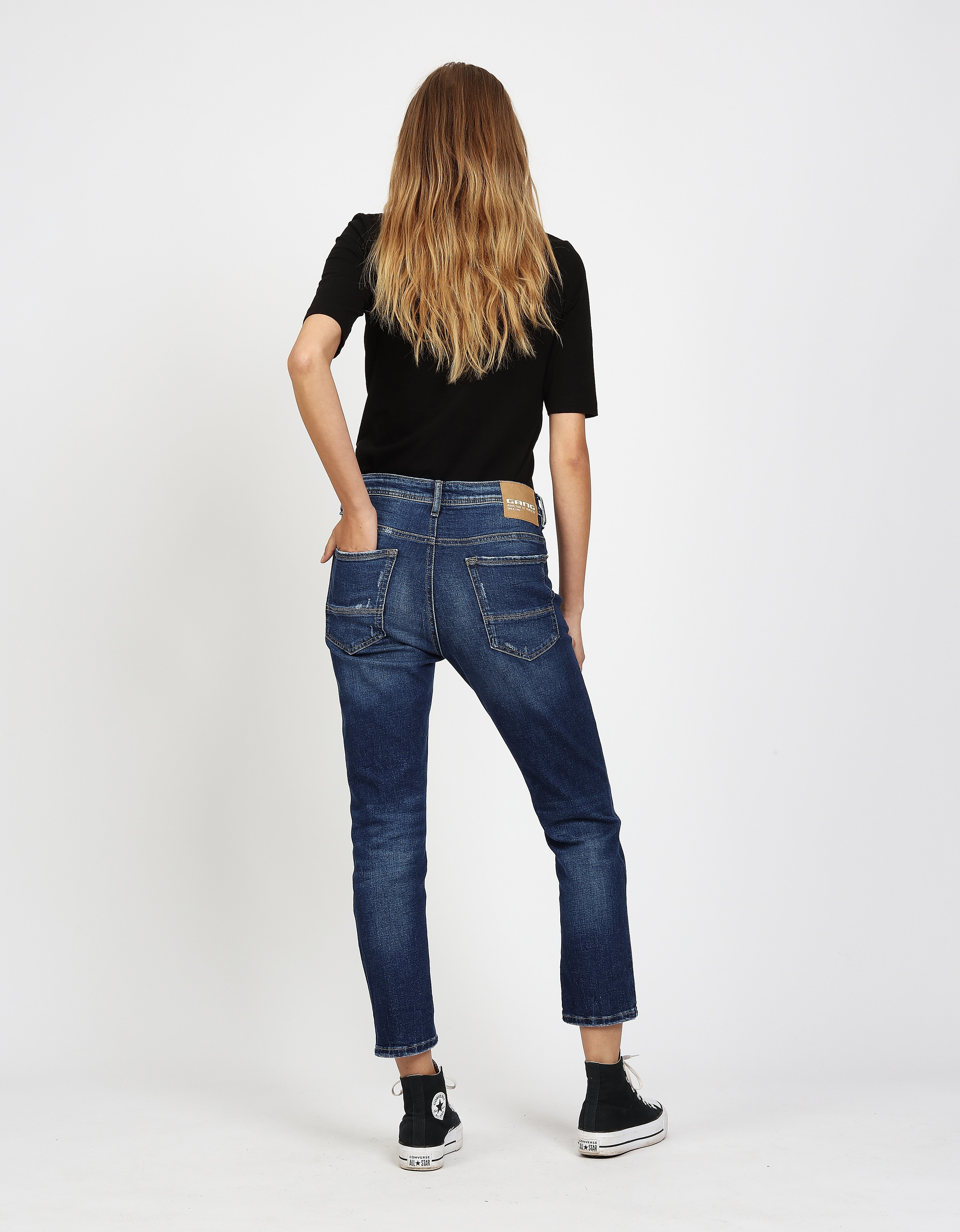 GANG Boyfriend-Jeans »GANG Jeans Boyfriend 94NICA CROPPED«