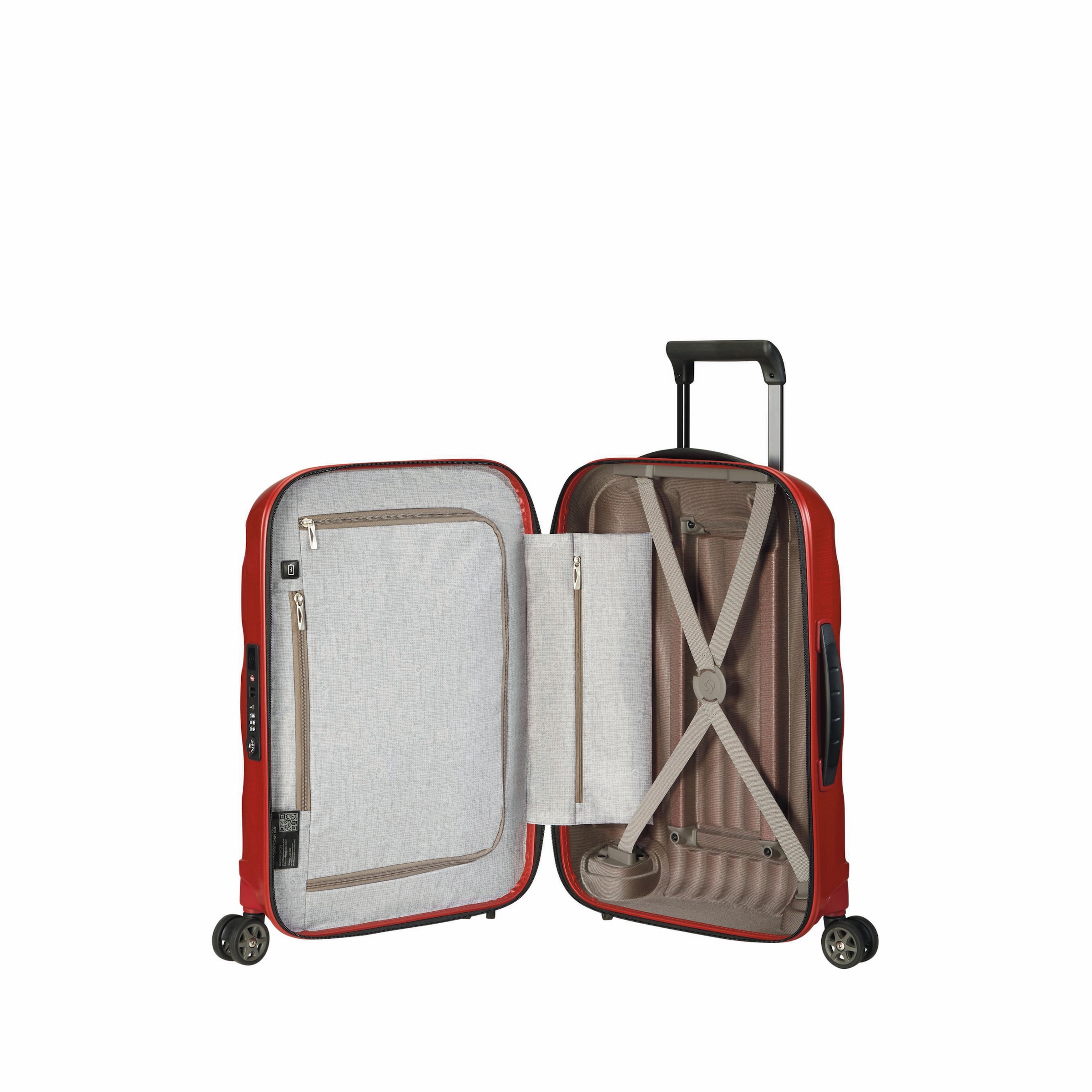 Samsonite Hartschalen-Trolley »C-LITE, verschiedene Größen und Farben«, 4 Rollen, Reisekoffer Aufgabegepäck Trolley TSA-Zahlenschloss Made in Europe