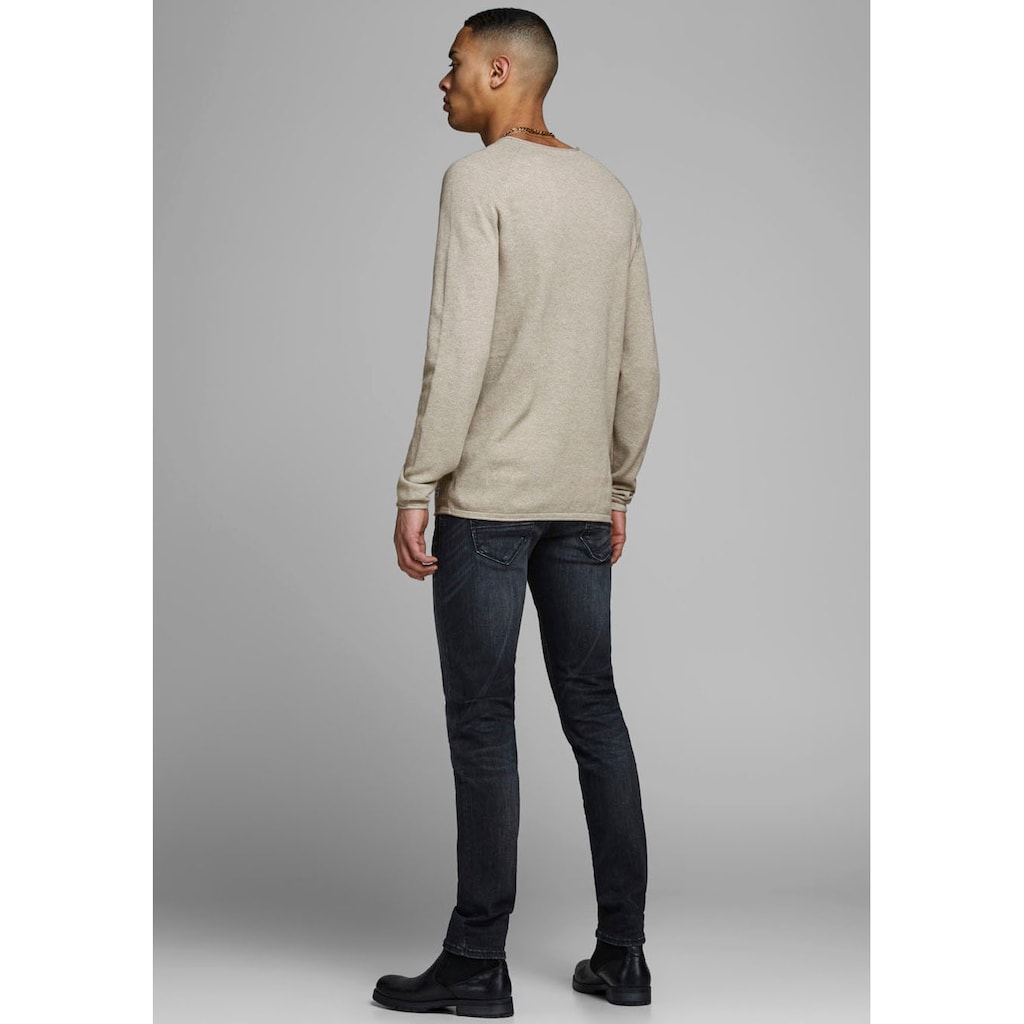 Jack & Jones Rundhalspullover »HILL KNIT«